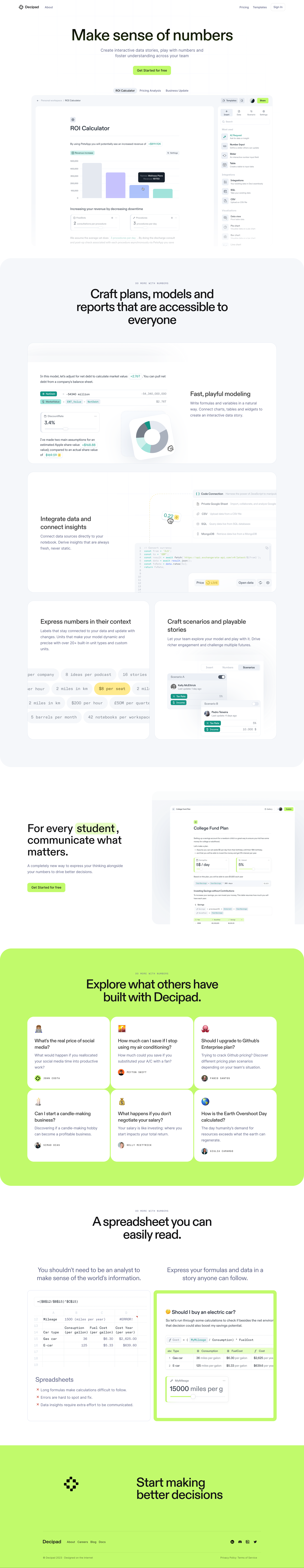 Decipad
			    ux ui design