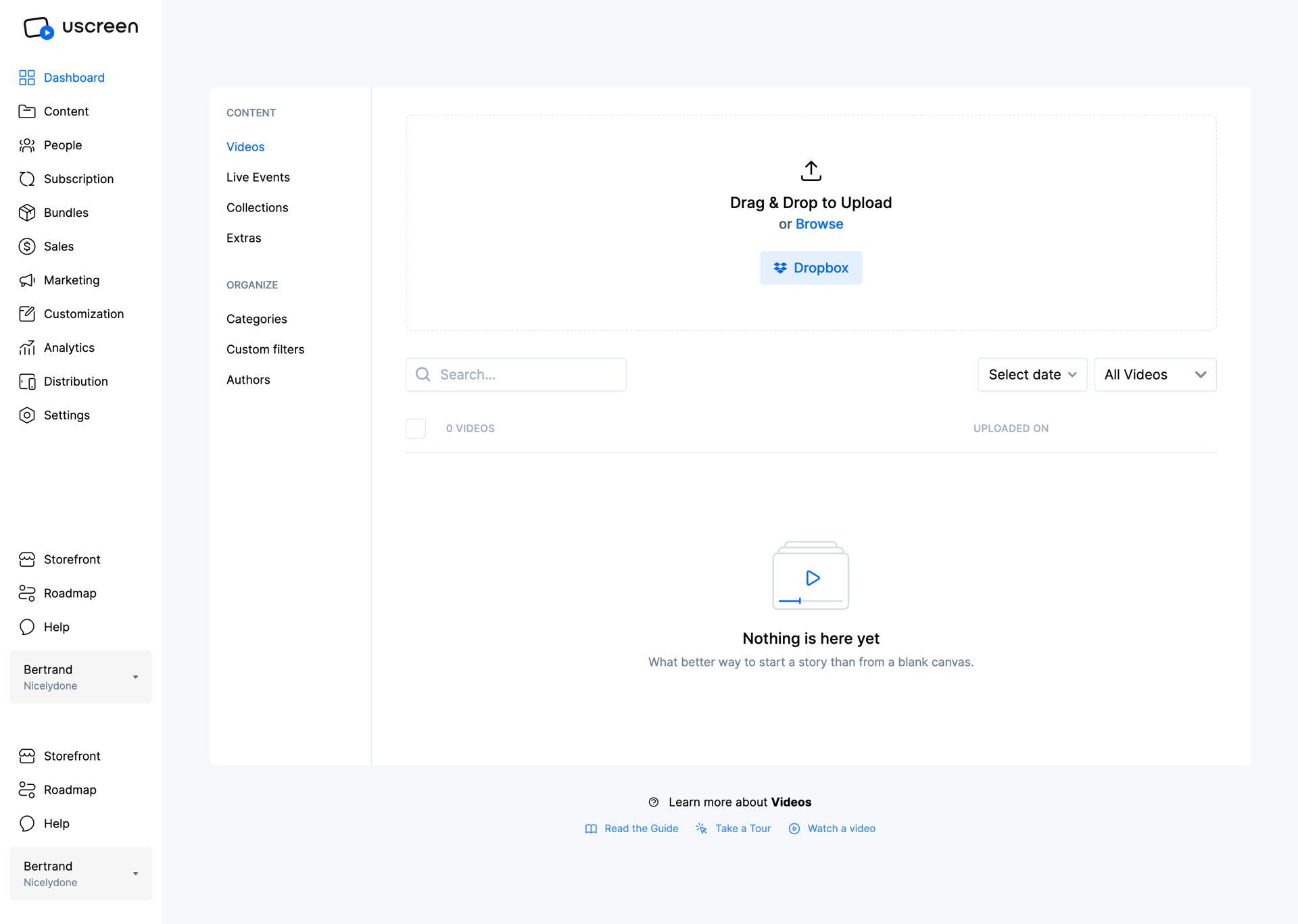 Uscreen
			             ux ui design
