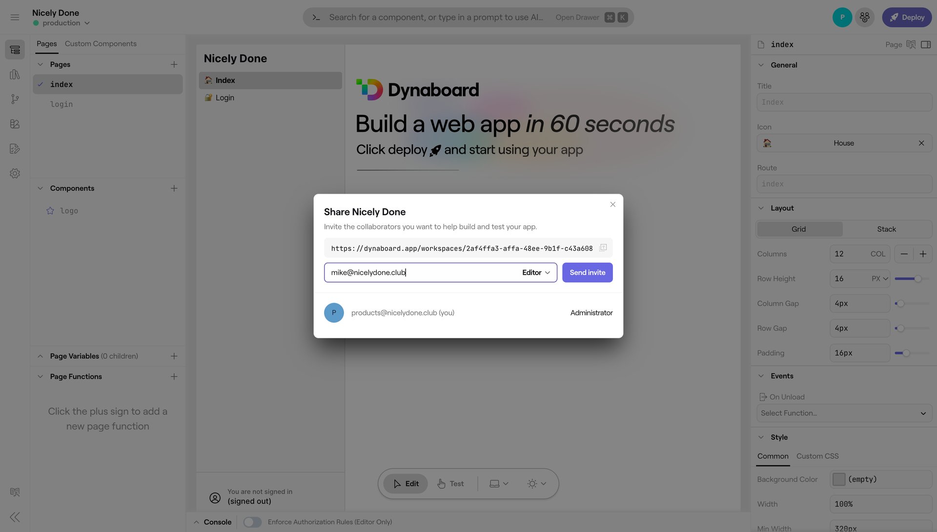 Dynaboard
			          ux ui design