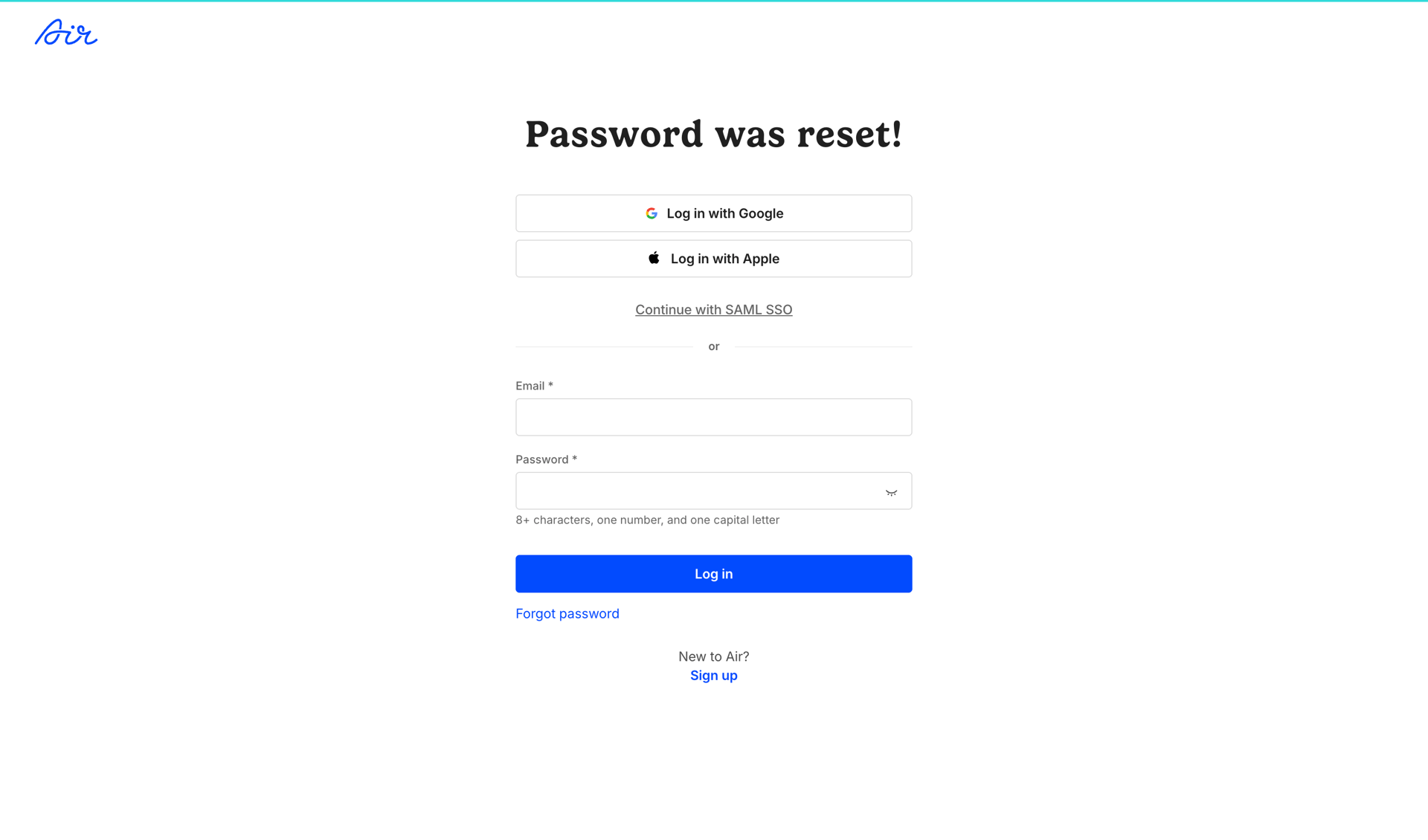 Air
			      ux ui design