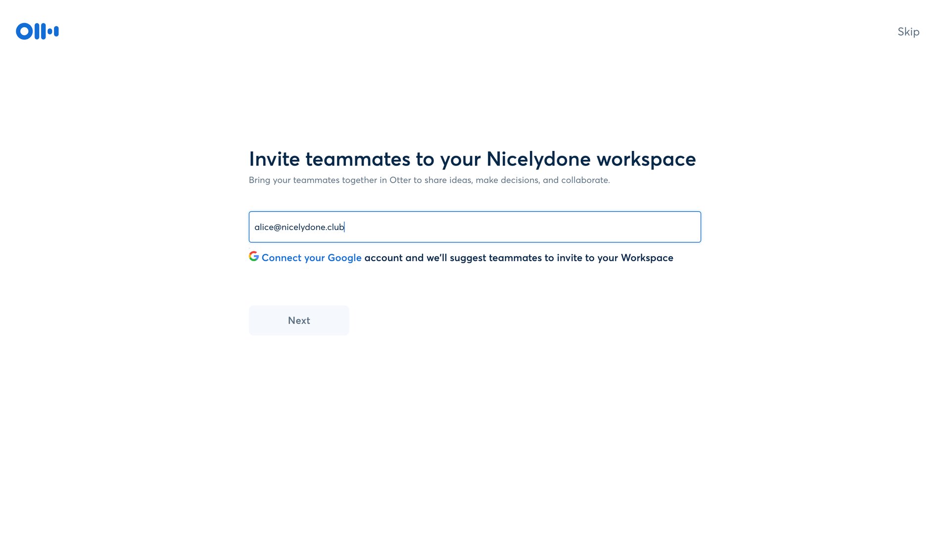 Otter
			           ux ui design