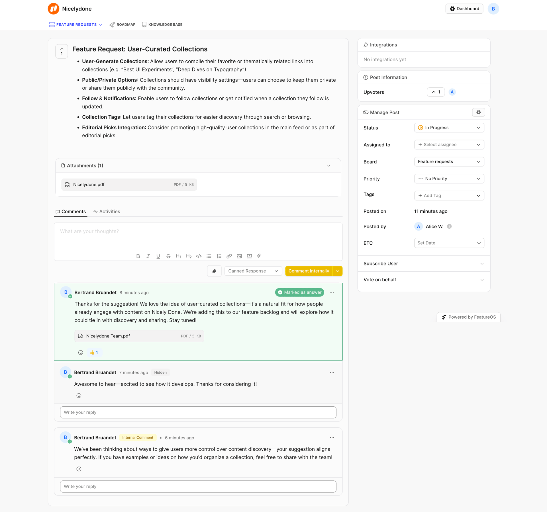 FeatureOS
			       ux ui design