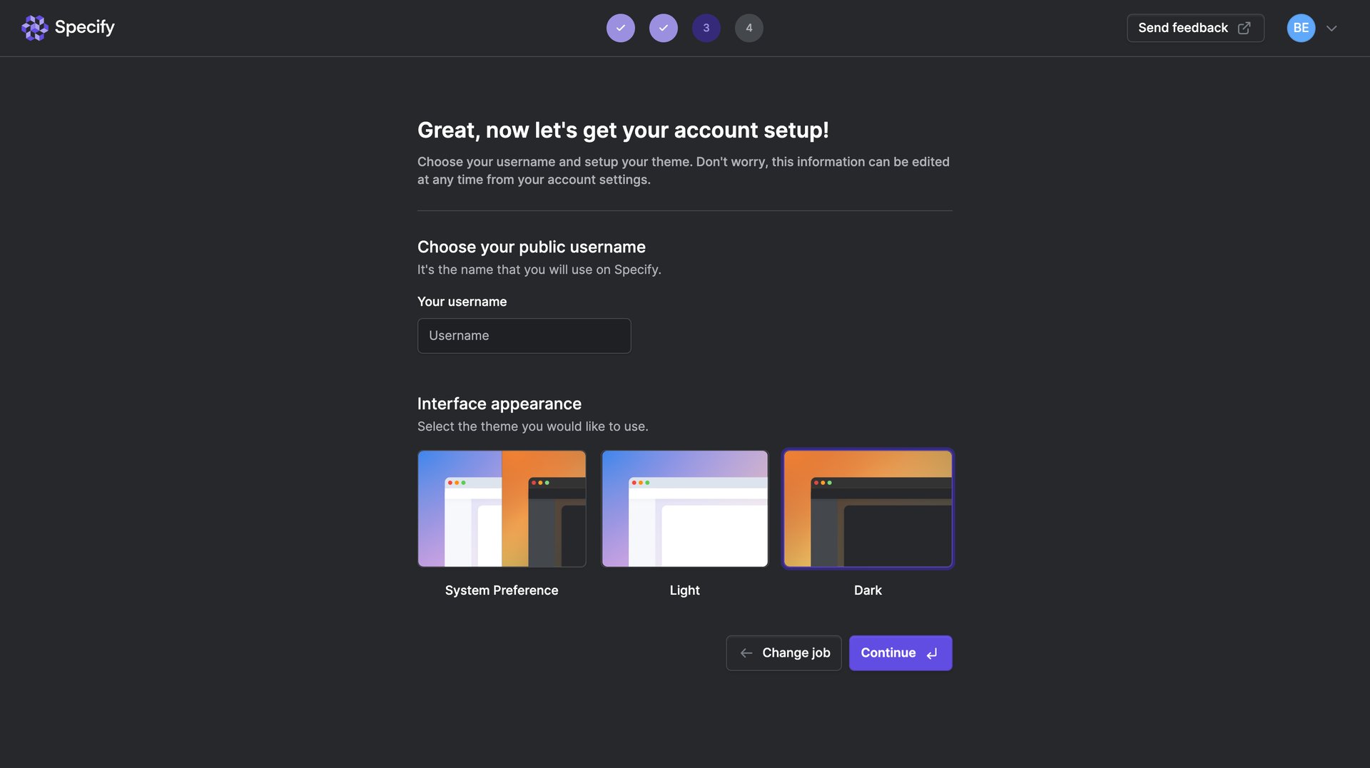 Specify
			      ux ui design