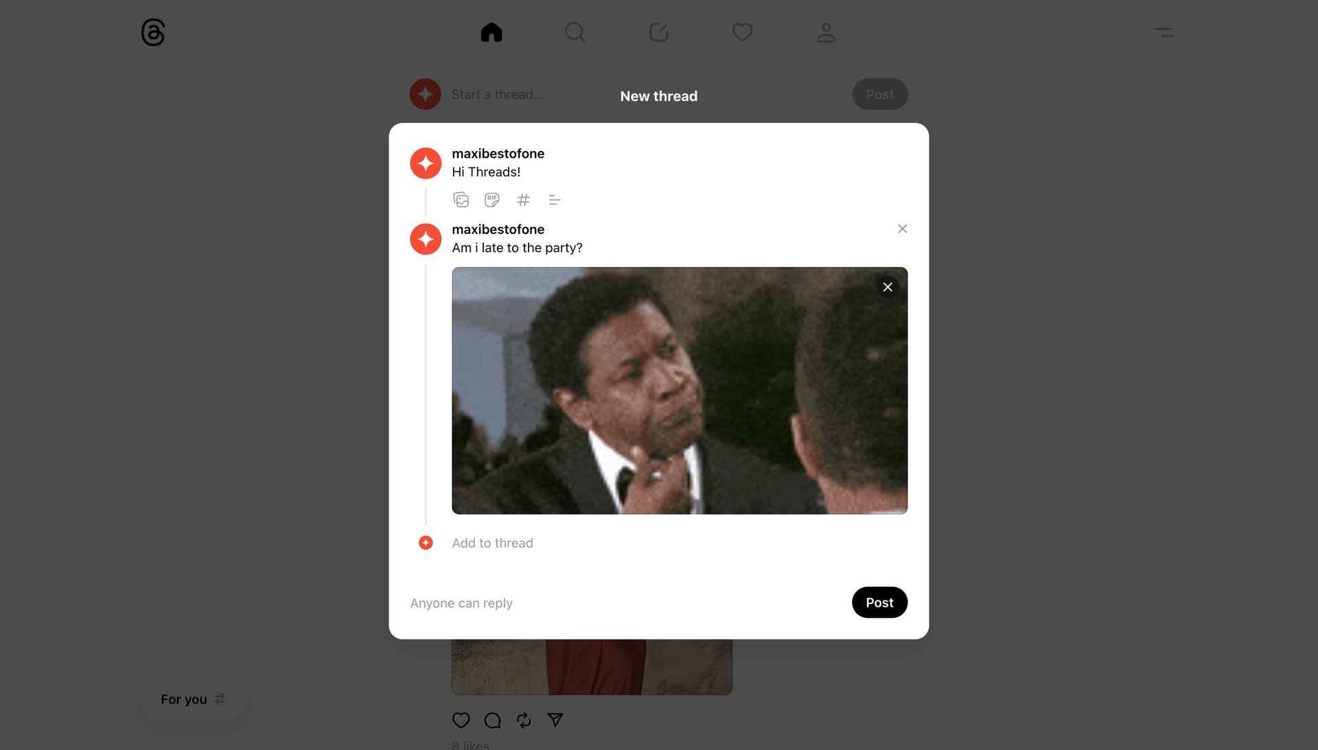 Threads
			     ux ui design
