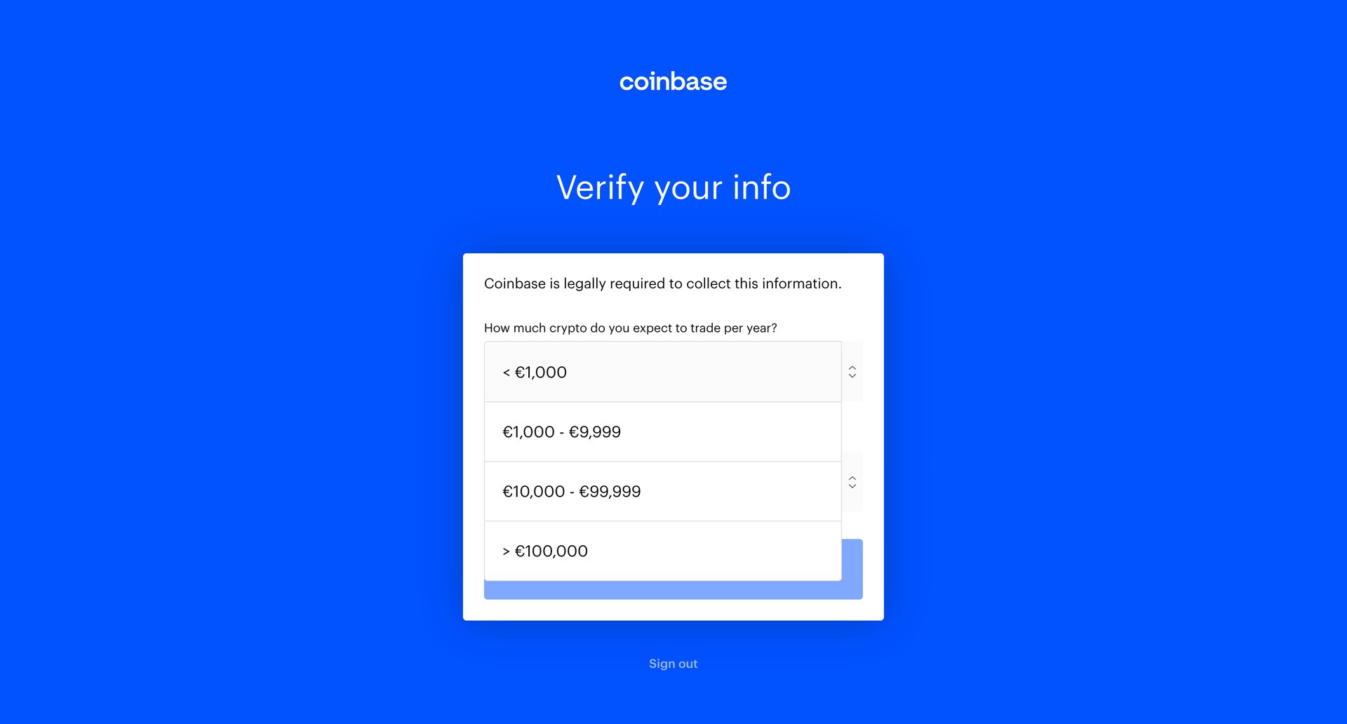 Coinbase
			     ux ui design