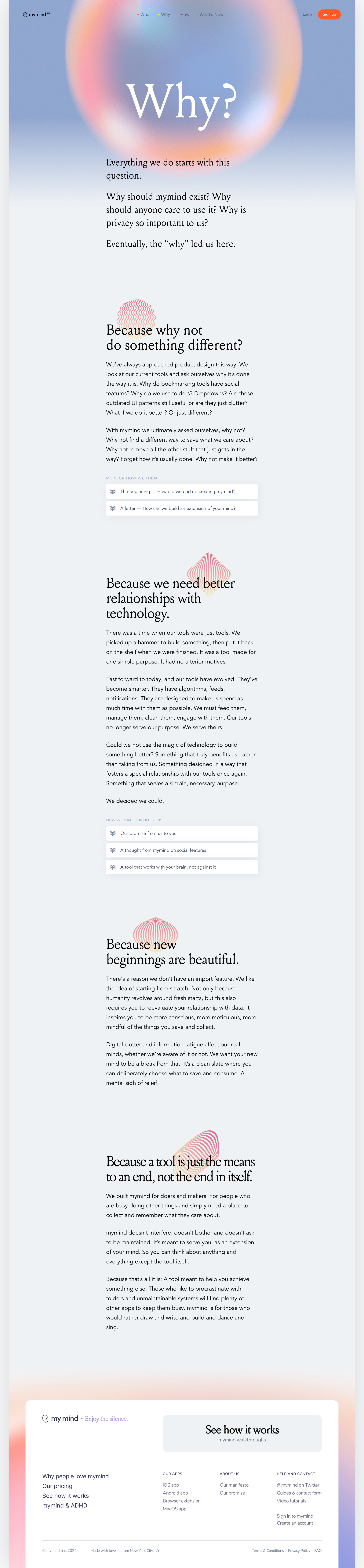 Mymind
			 ux ui design