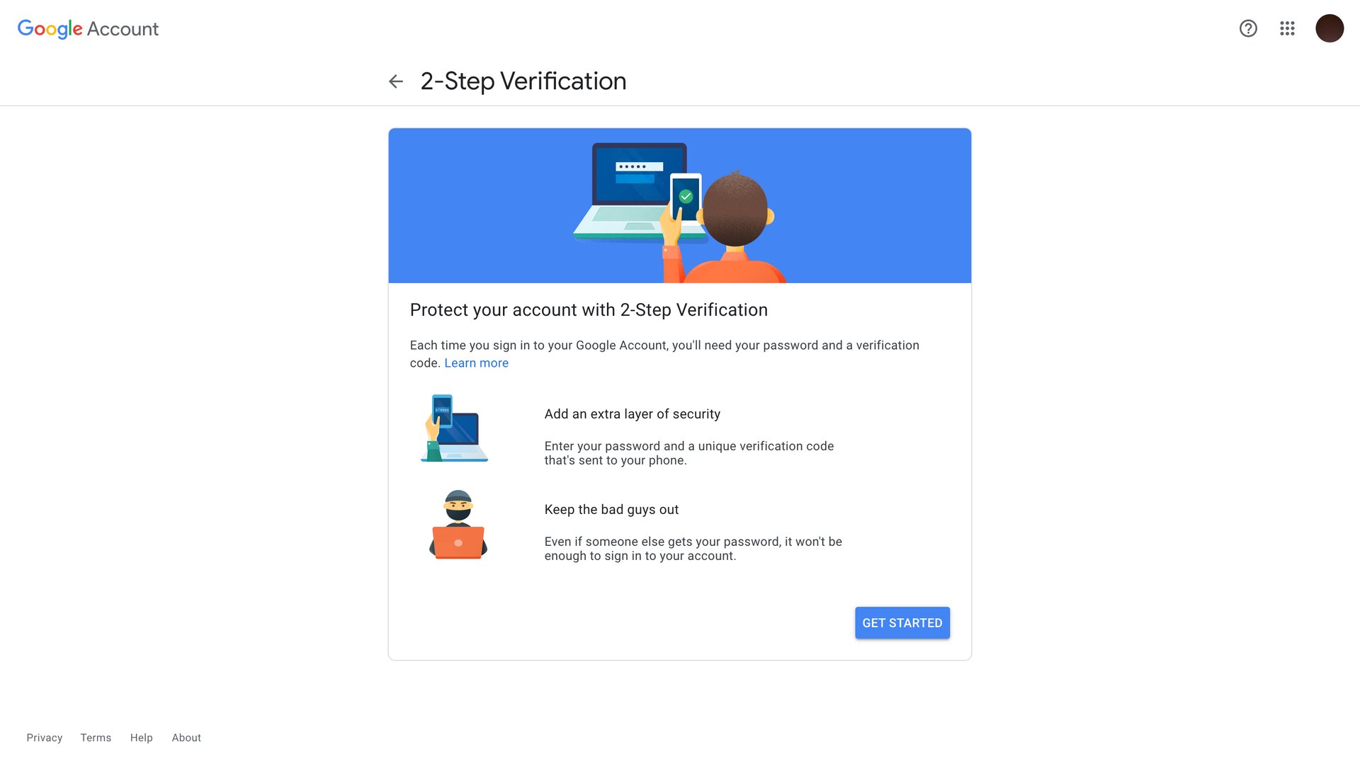 Google Account
			 ux ui design