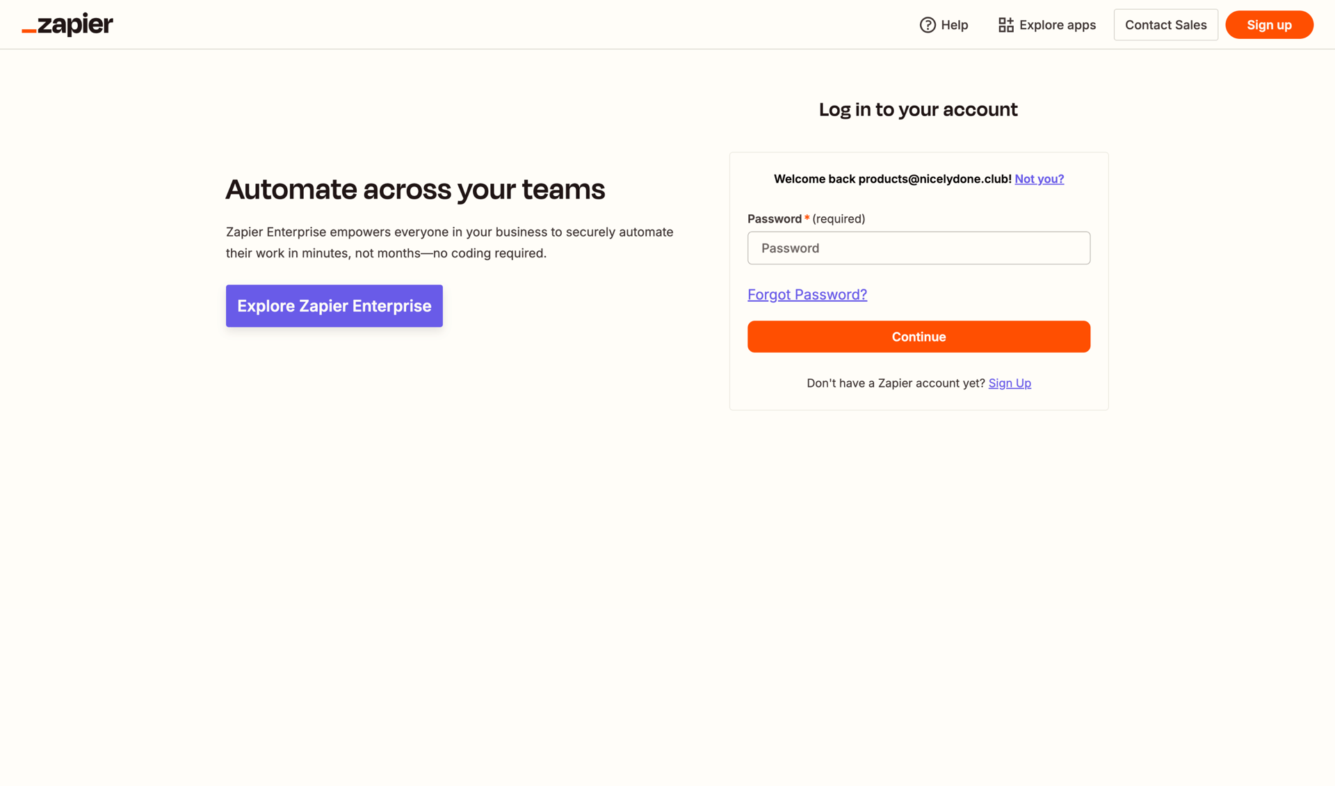 Zapier
			      ux ui design