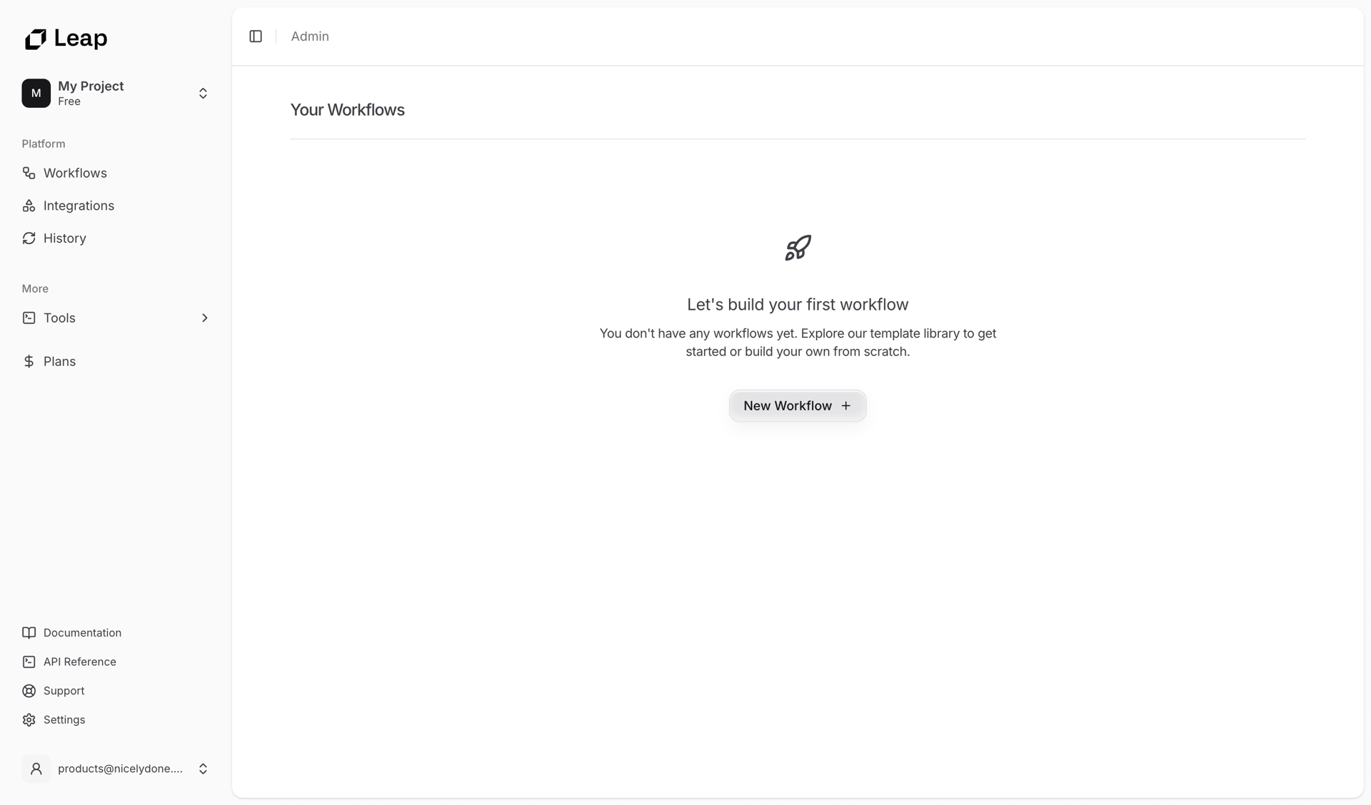 Leap
			     ux ui design