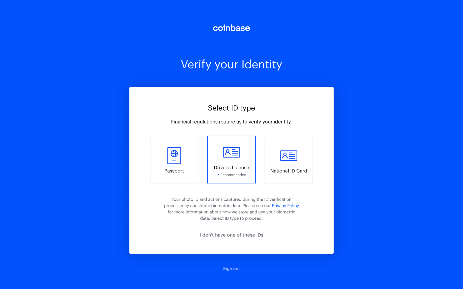 Coinbase
			    ux ui design