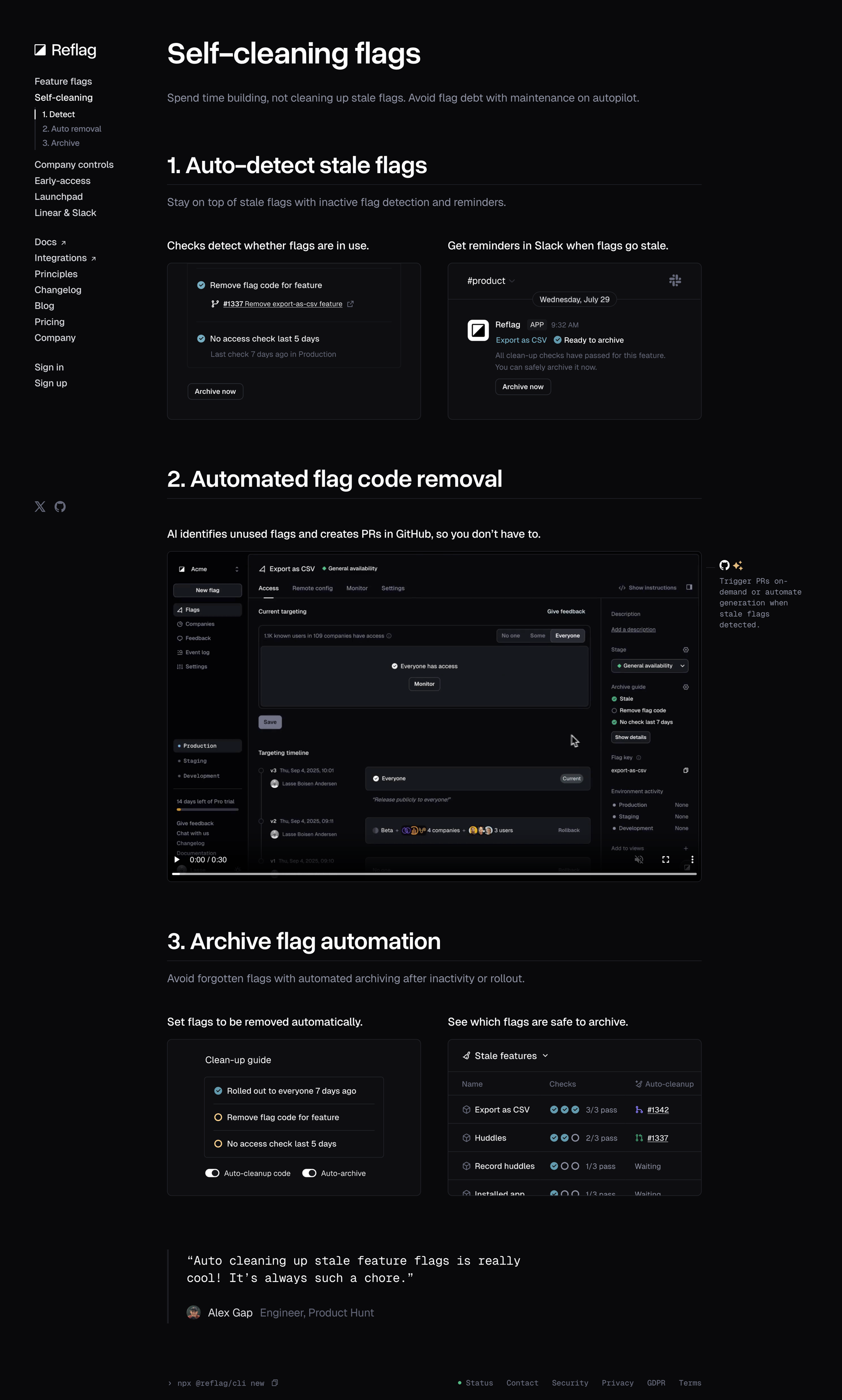 Reflag
				feature page example