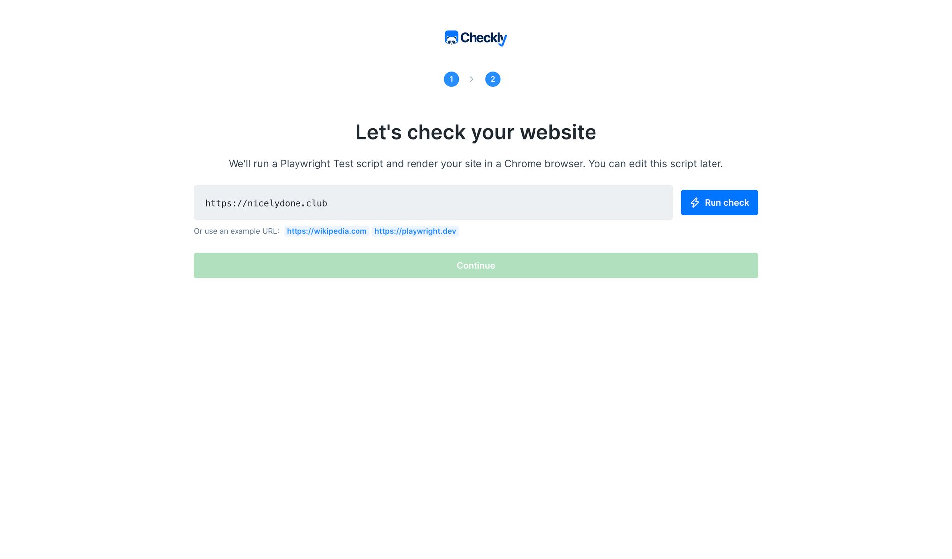 Checkly
			        ux ui design