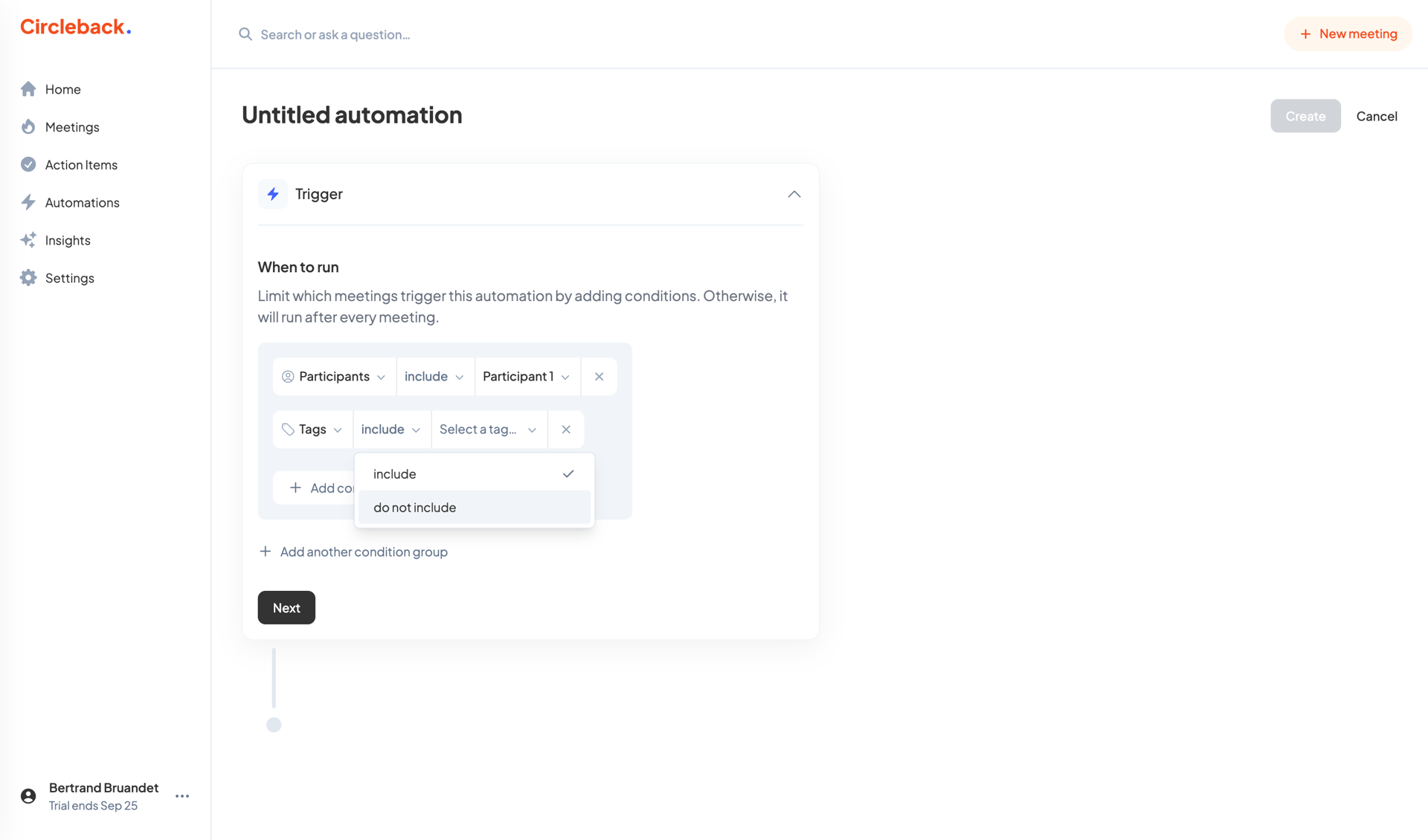 Circleback
			       ux ui design