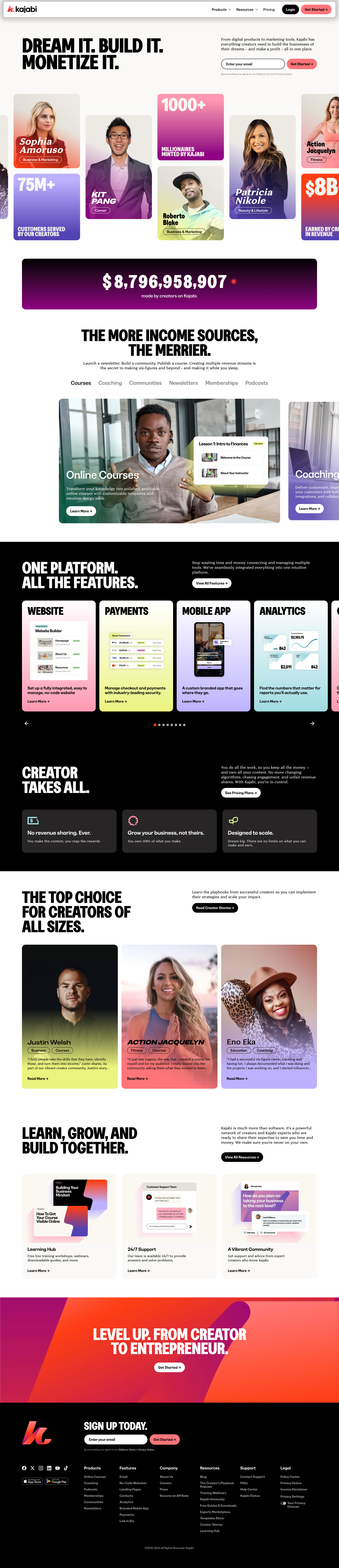 Kajabi
			    ux ui design