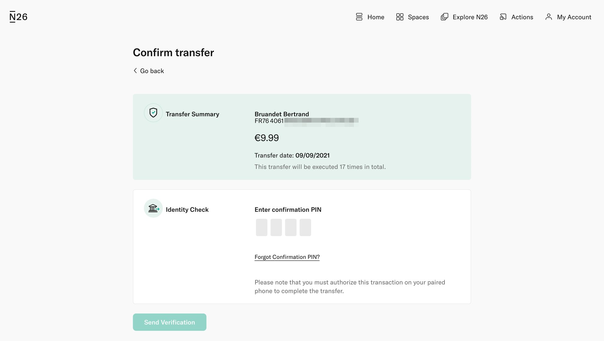 N26
			     ux ui design