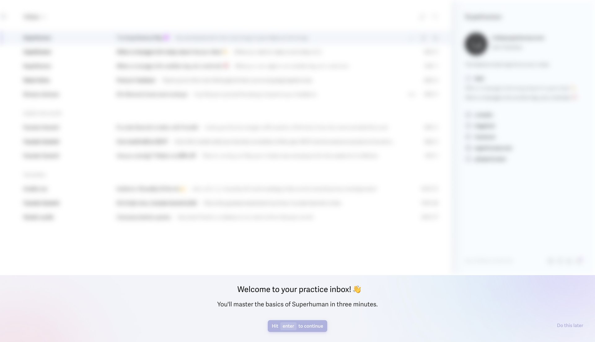 Superhuman
			      ux ui design