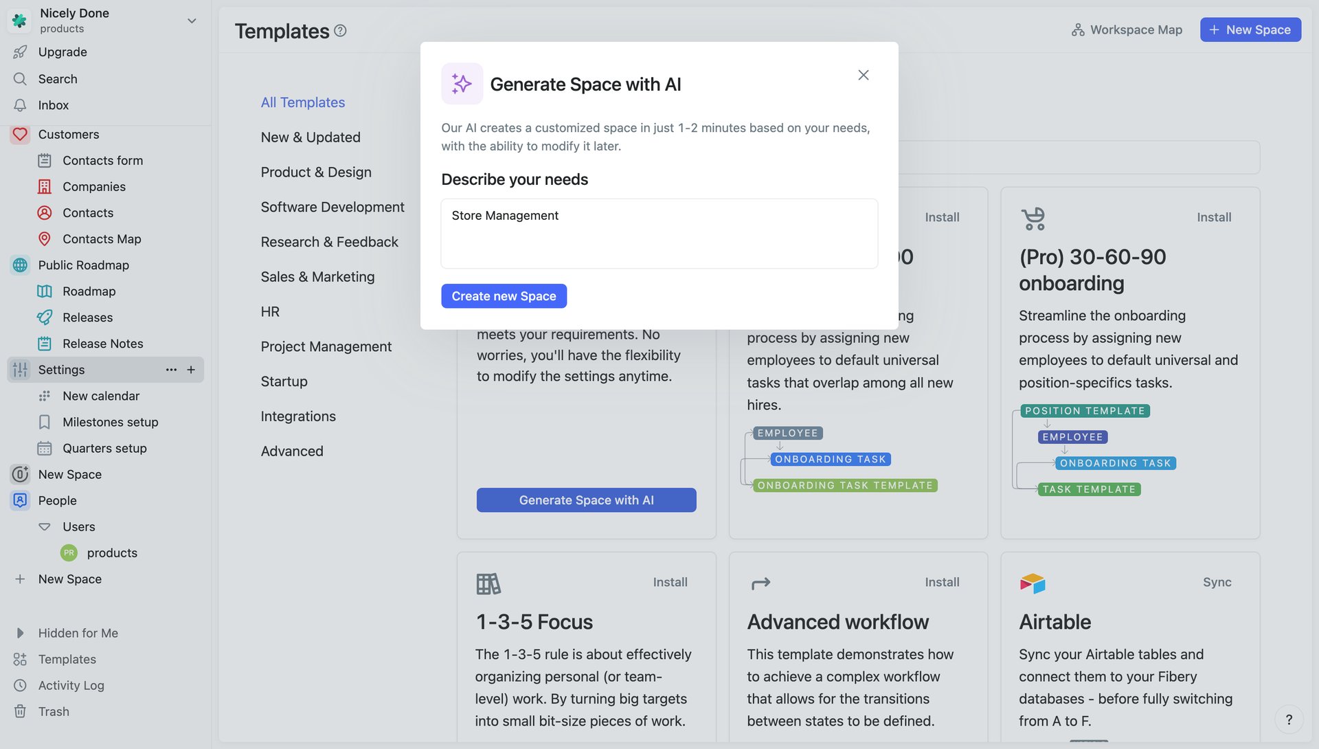 Fibery
			         ux ui design