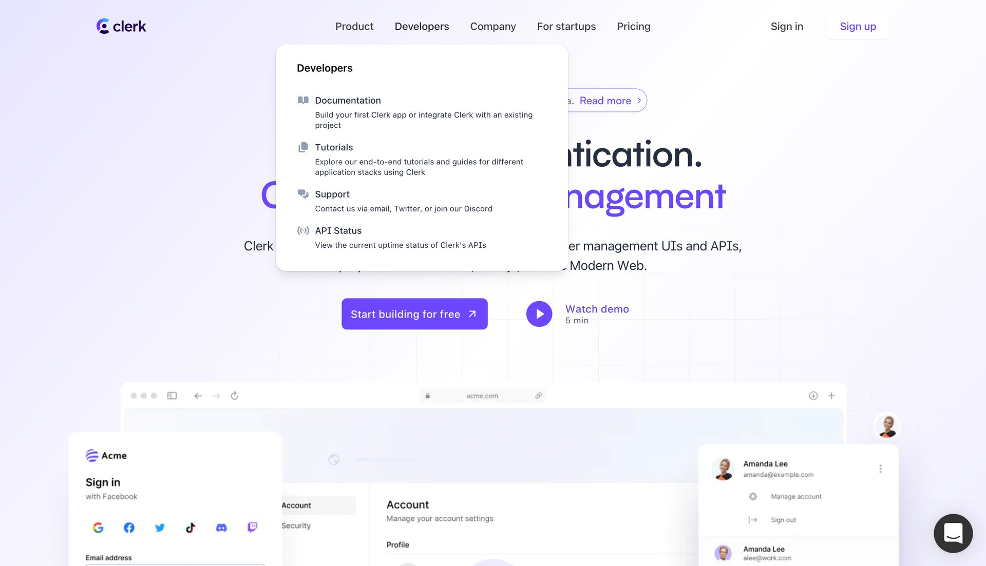 Clerk
			       ux ui design