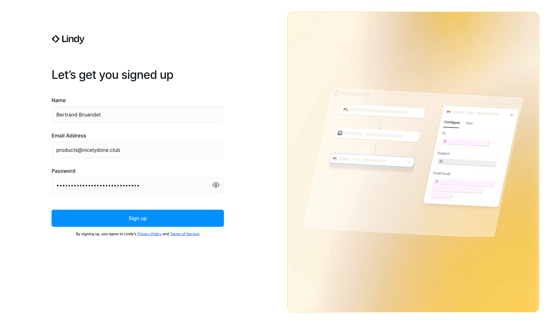 Lindy
			     ux ui design
