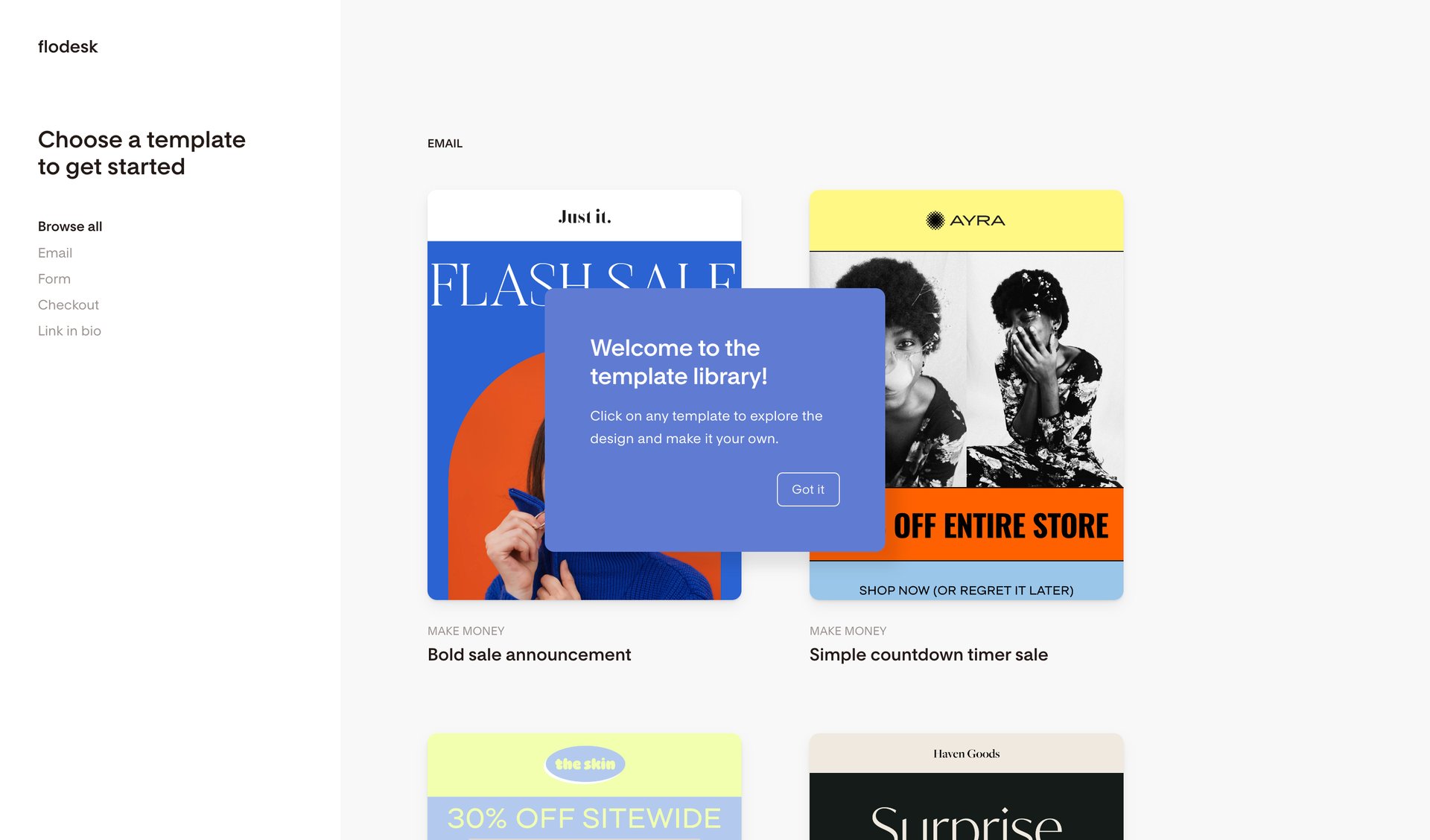 Flodesk
			           ux ui design