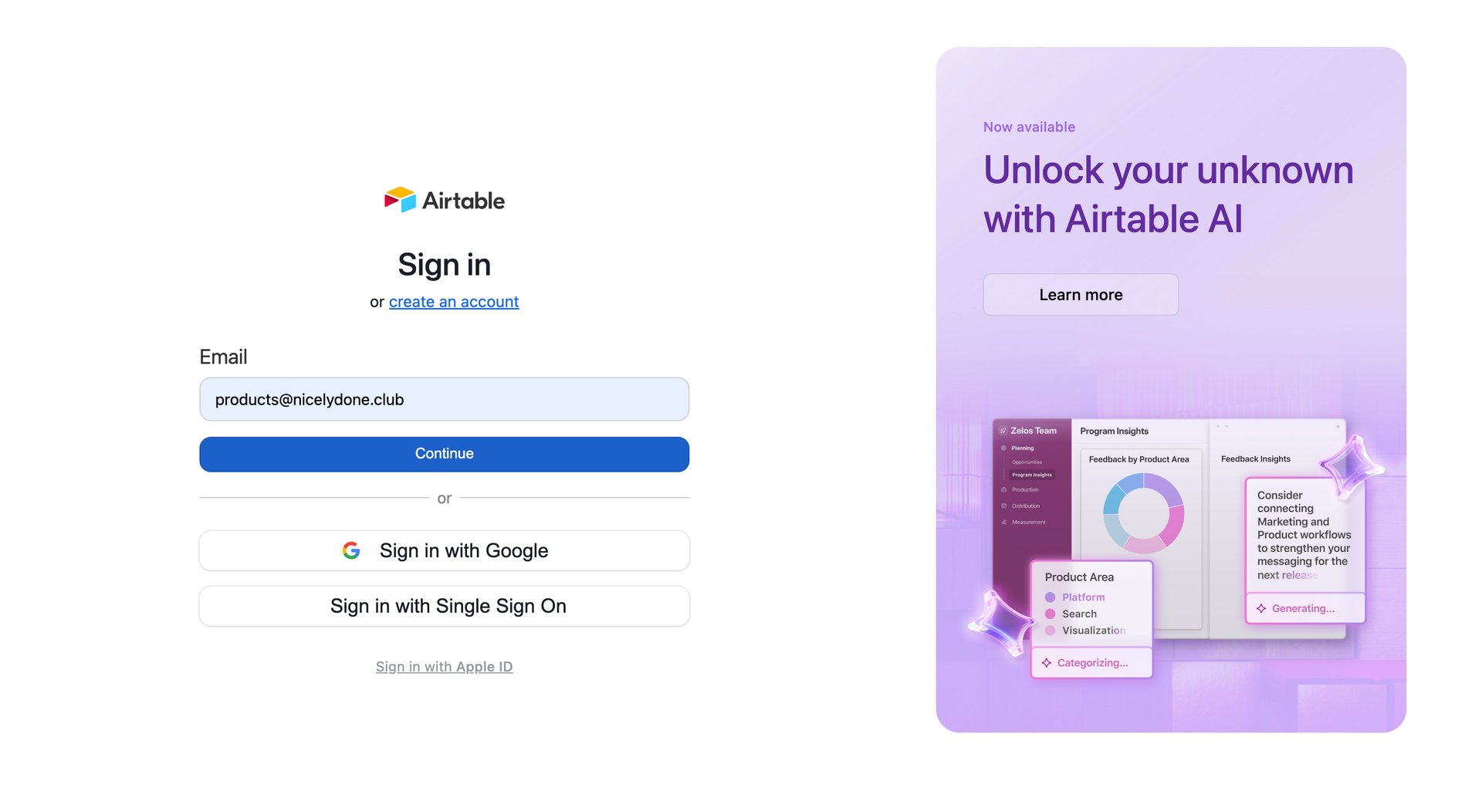 Airtable
			            ux ui design