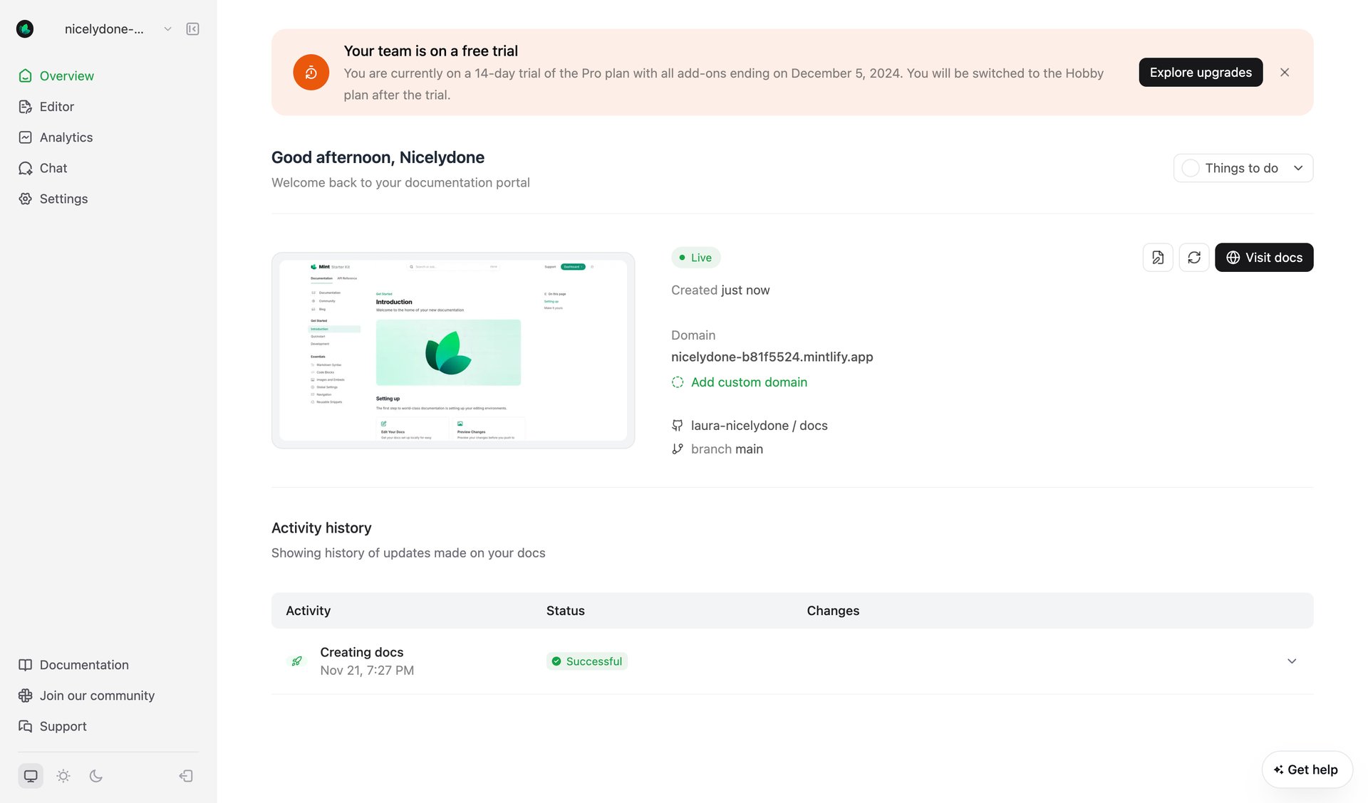 Mintlify
			                   ux ui design