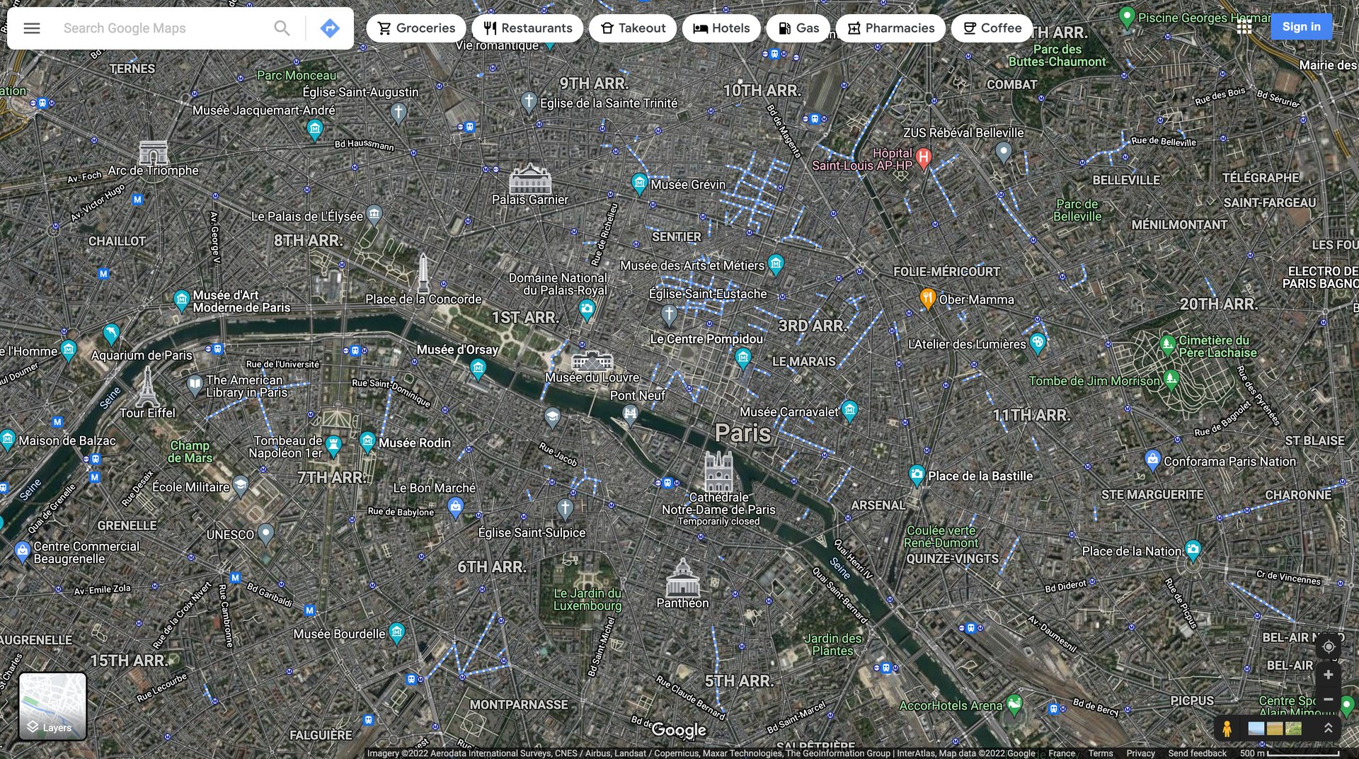 Google maps
				maps page example