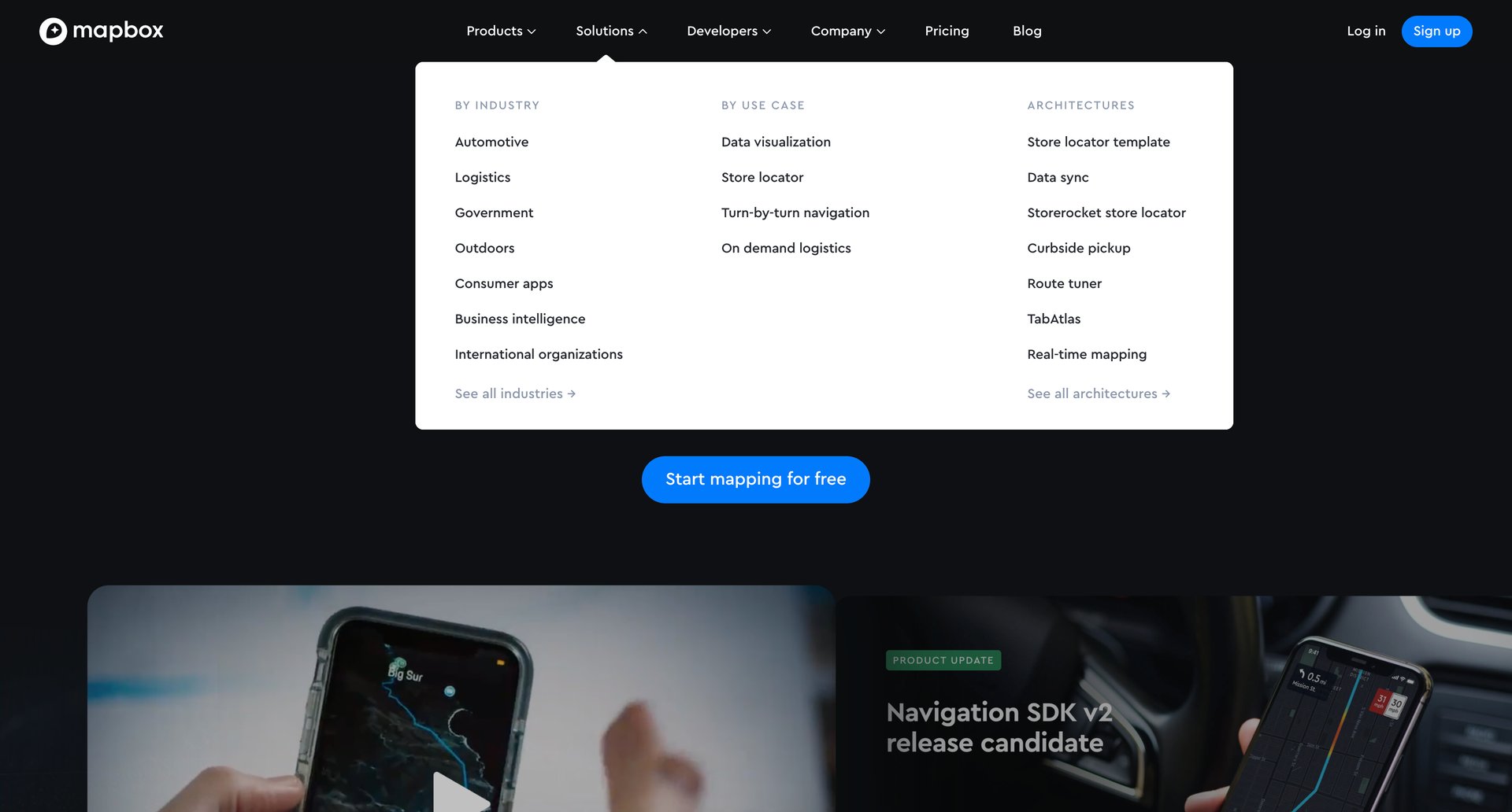 Mapbox
			        ux ui design