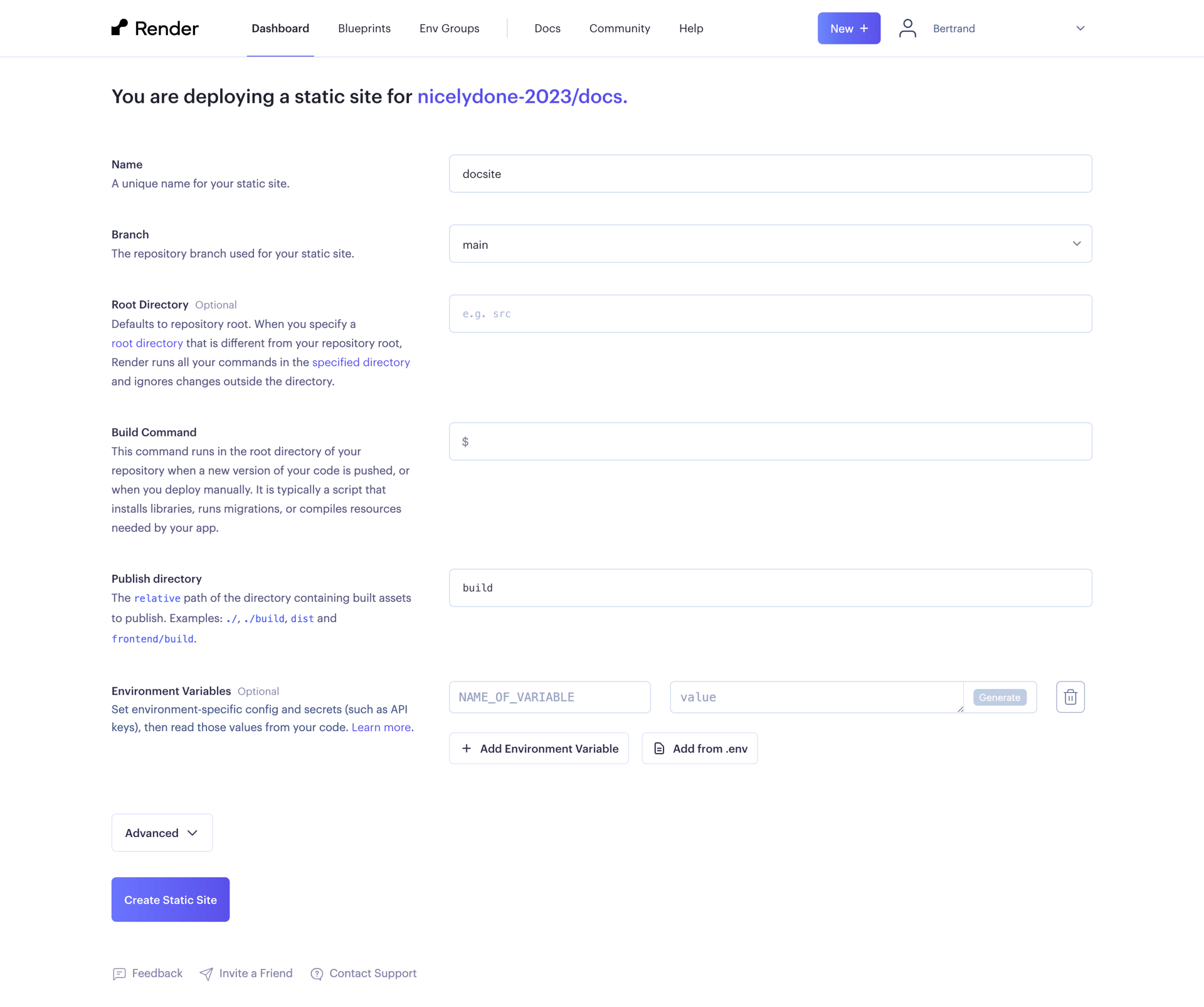 Render
			       ux ui design