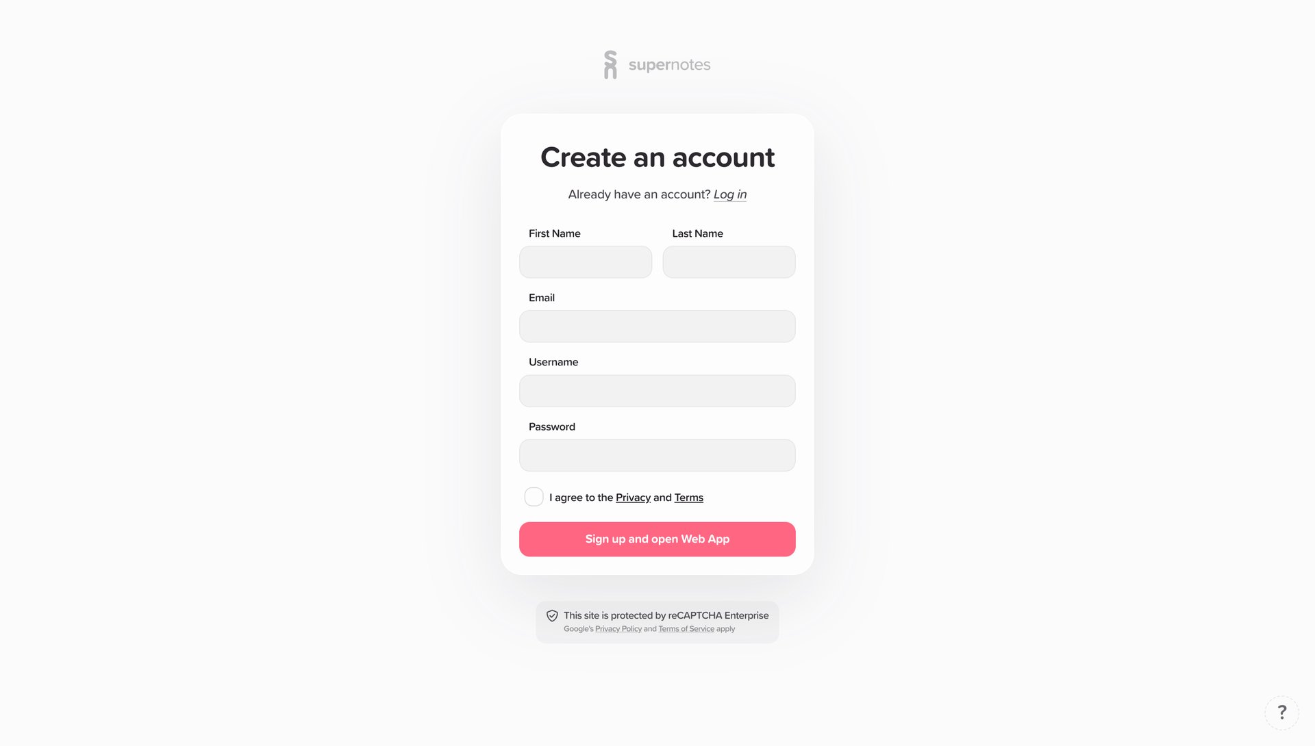 Supernotes
			        ux ui design