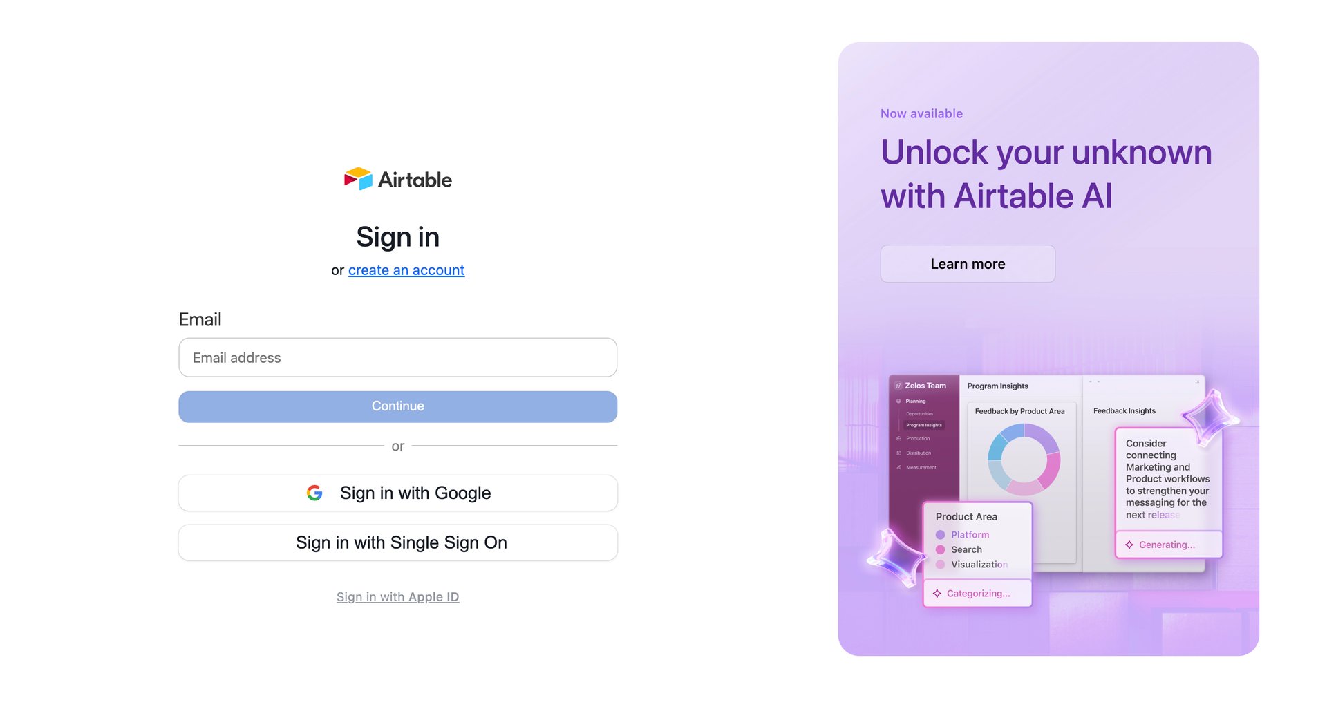 Airtable
			              ux ui design