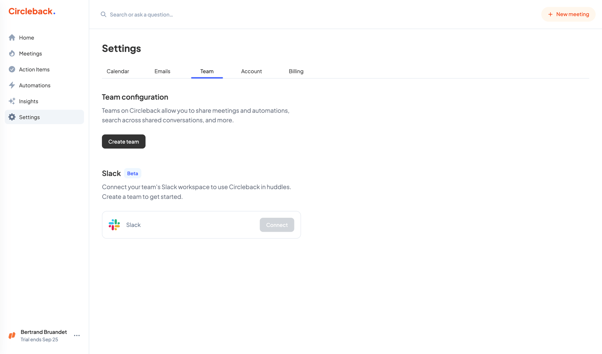 Circleback
			  ux ui design