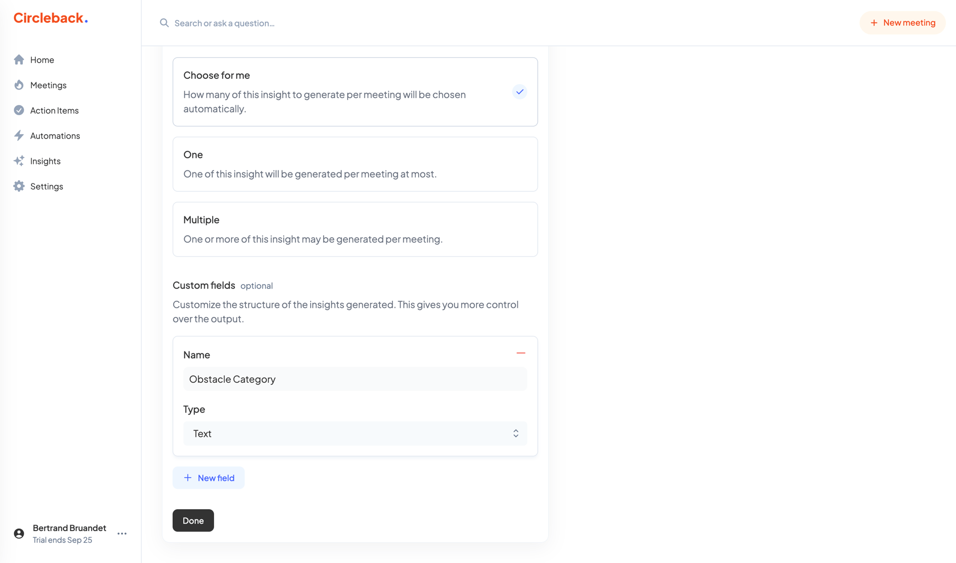Circleback
			   ux ui design
