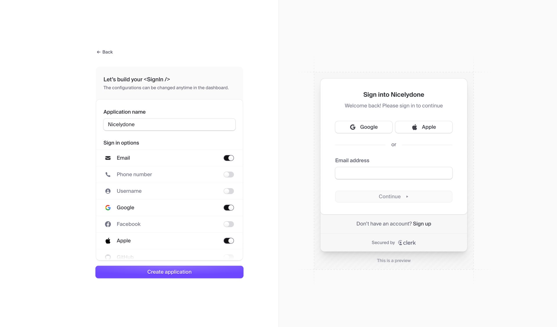 Clerk
			            ux ui design