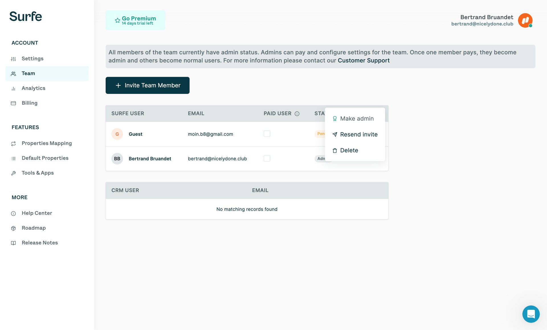 Surfe
			          ux ui design