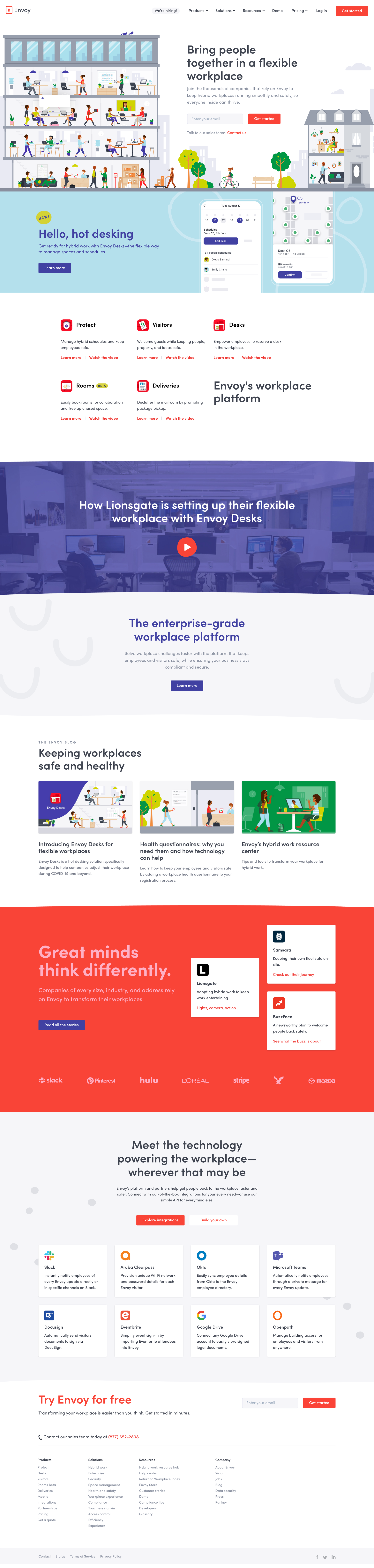 Envoy
			 ux ui design