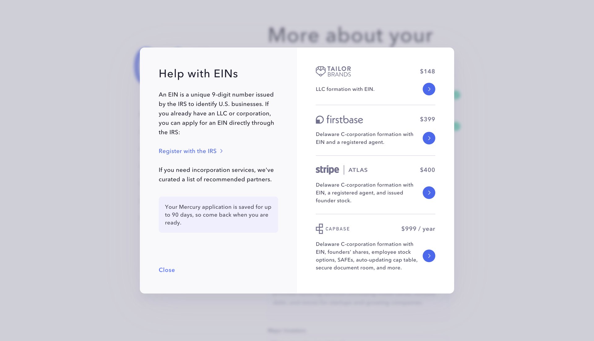Mercury
			     ux ui design