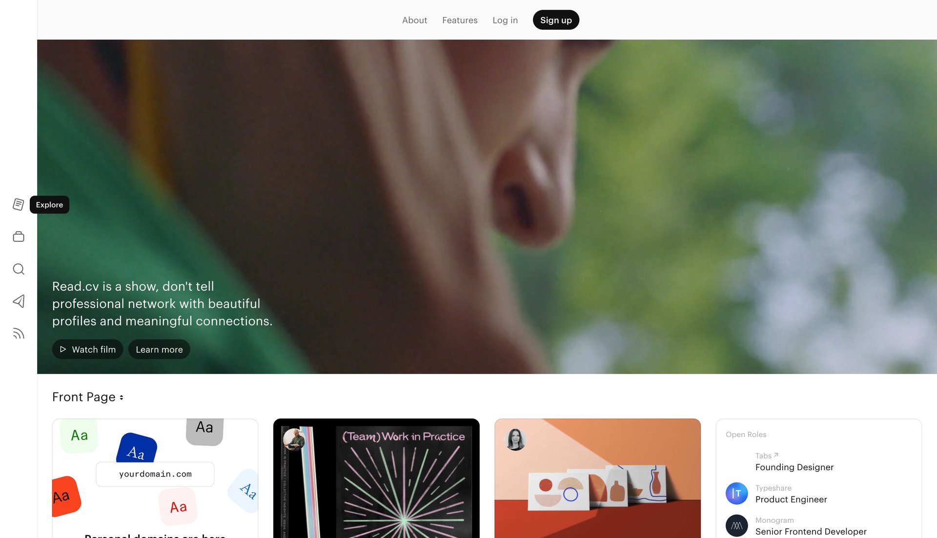 Read.cv
			 ux ui design