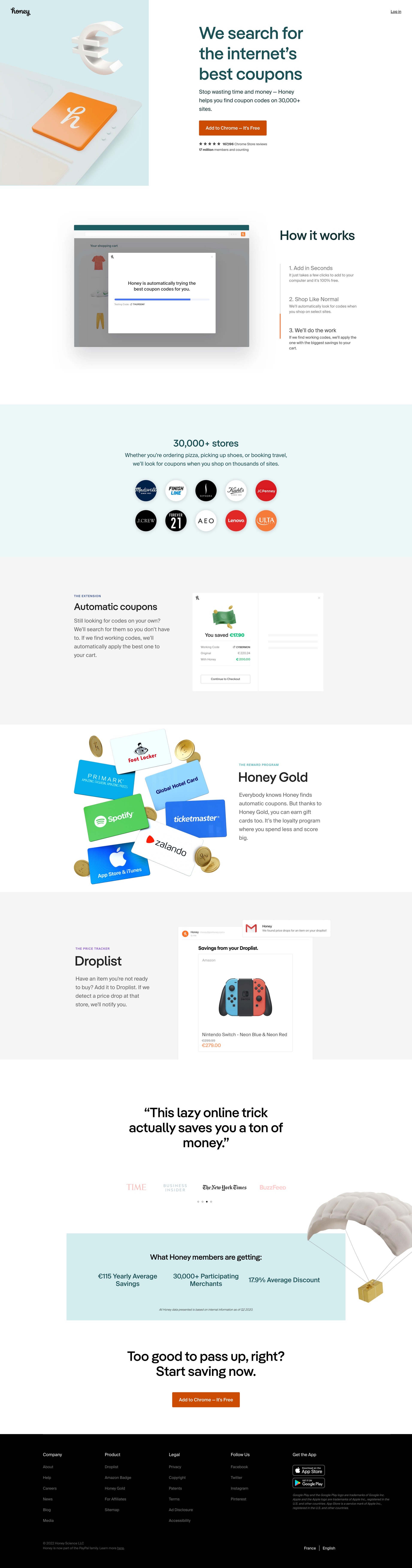 Honey
			    ux ui design