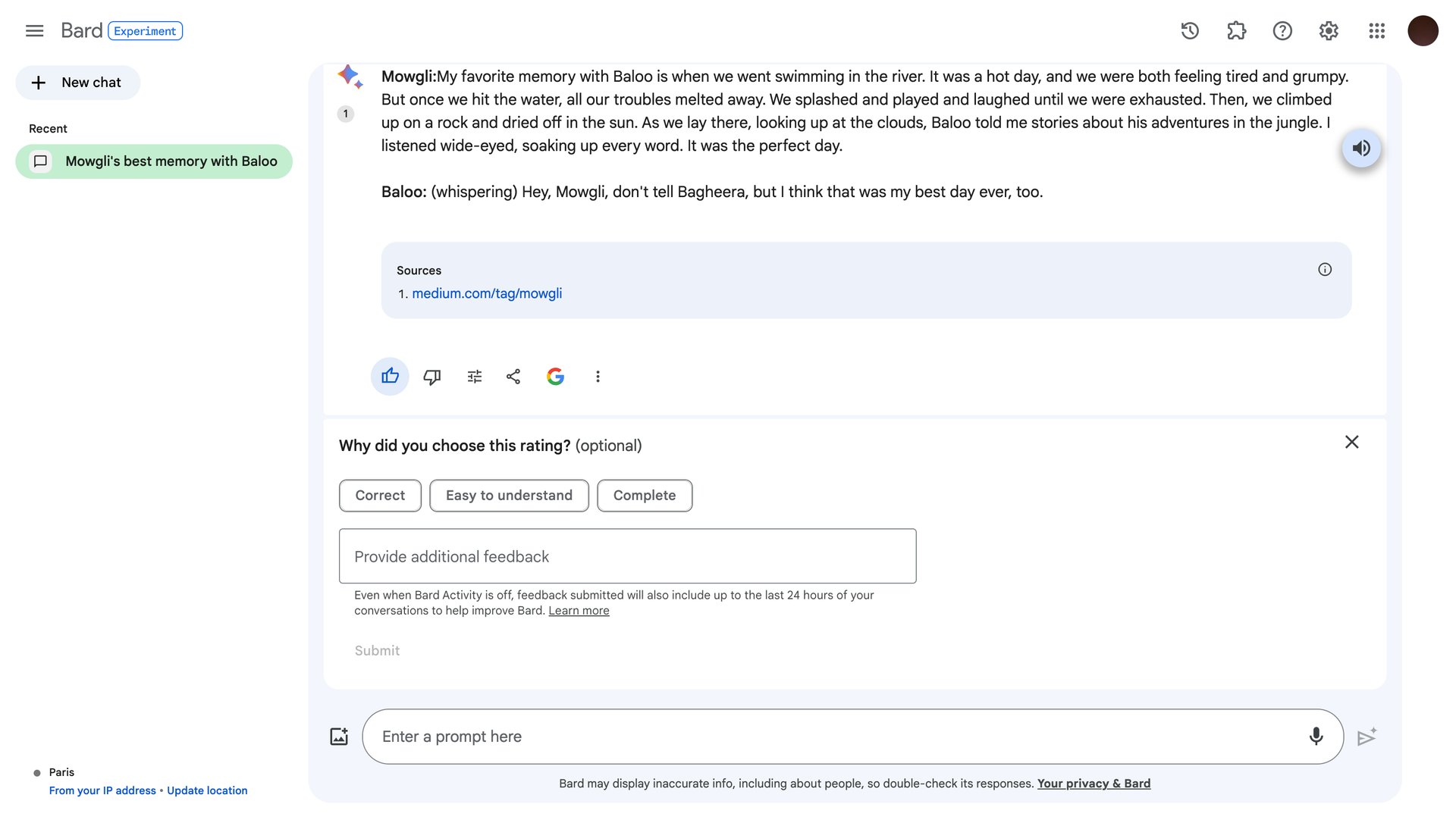 Bard
			        ux ui design