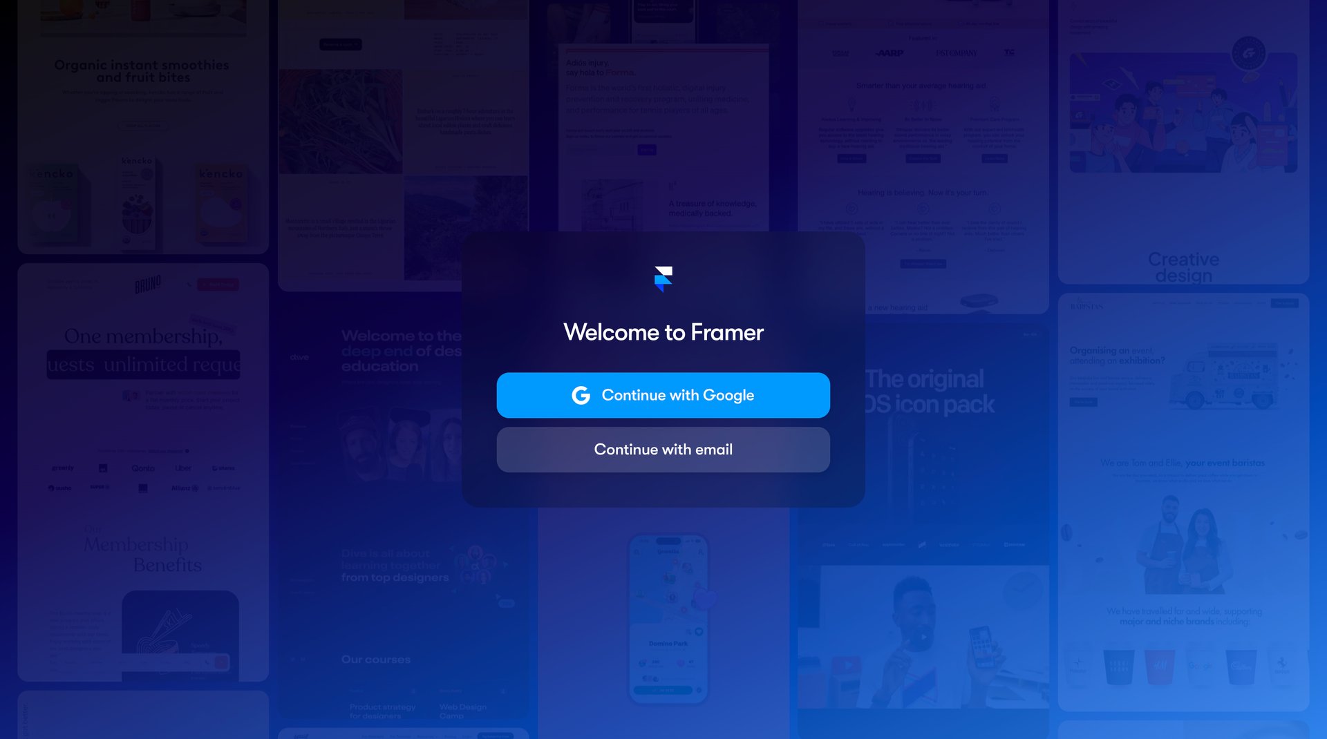 Framer
			          ux ui design