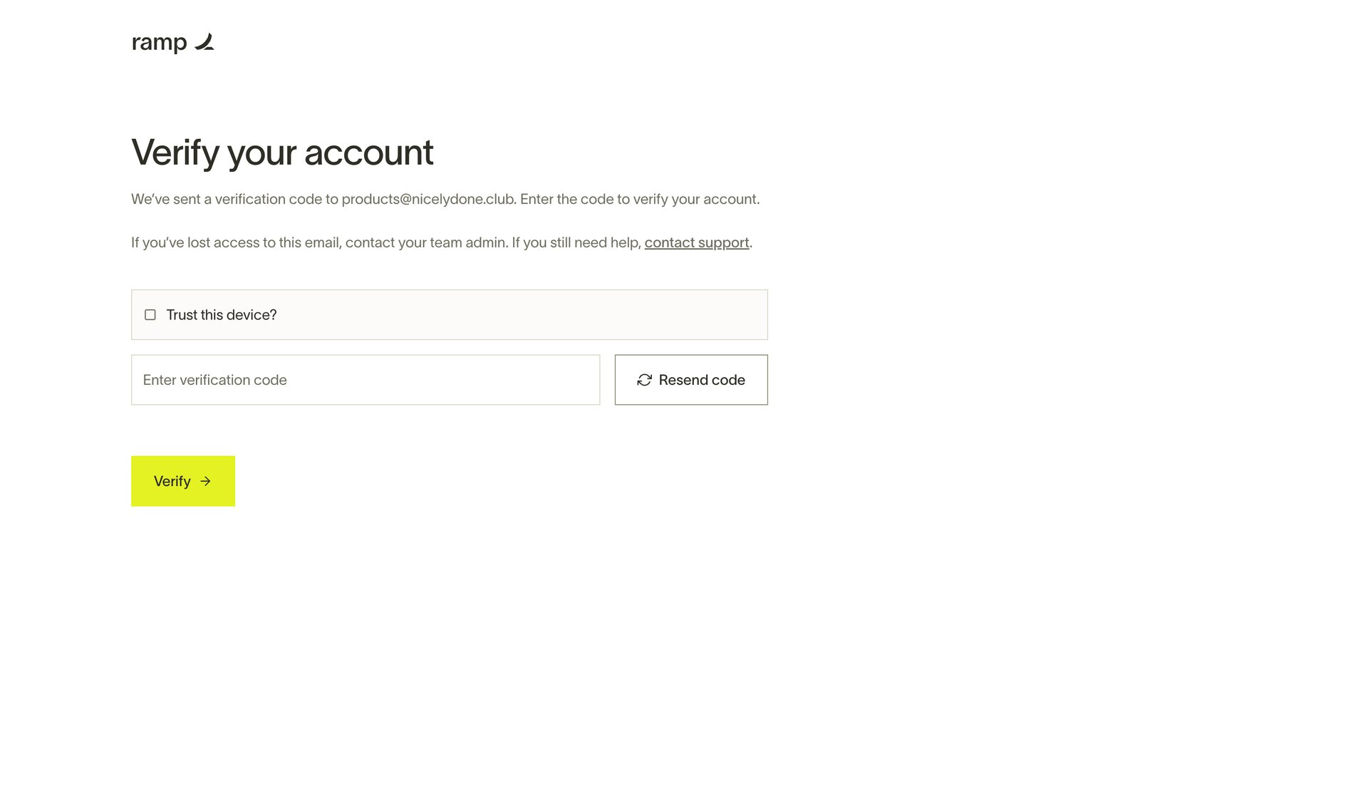 Ramp
			          ux ui design