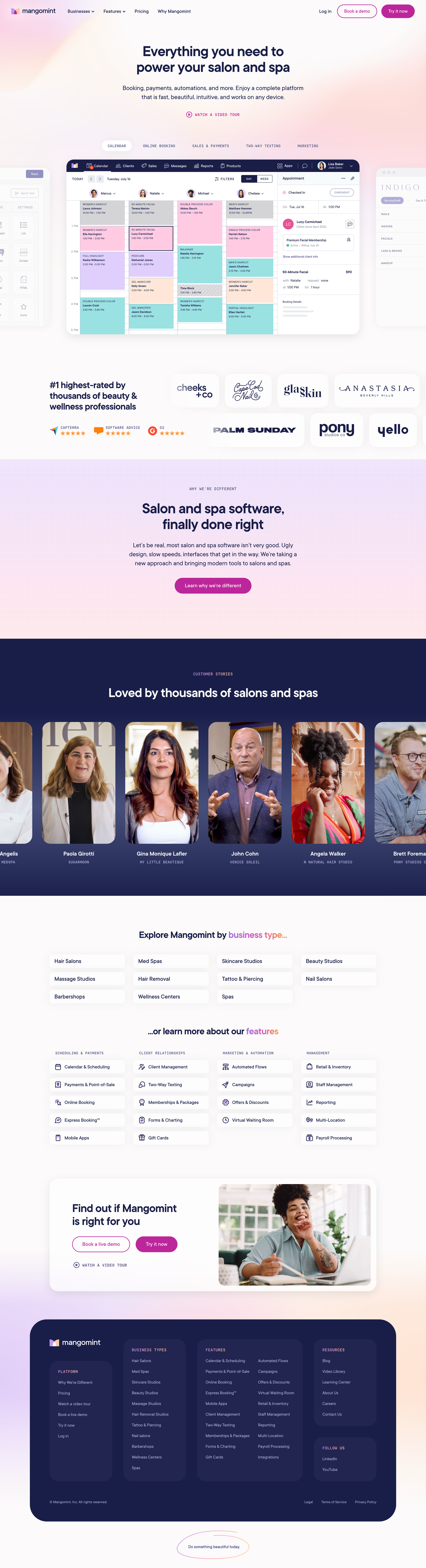 Mangomint screen example