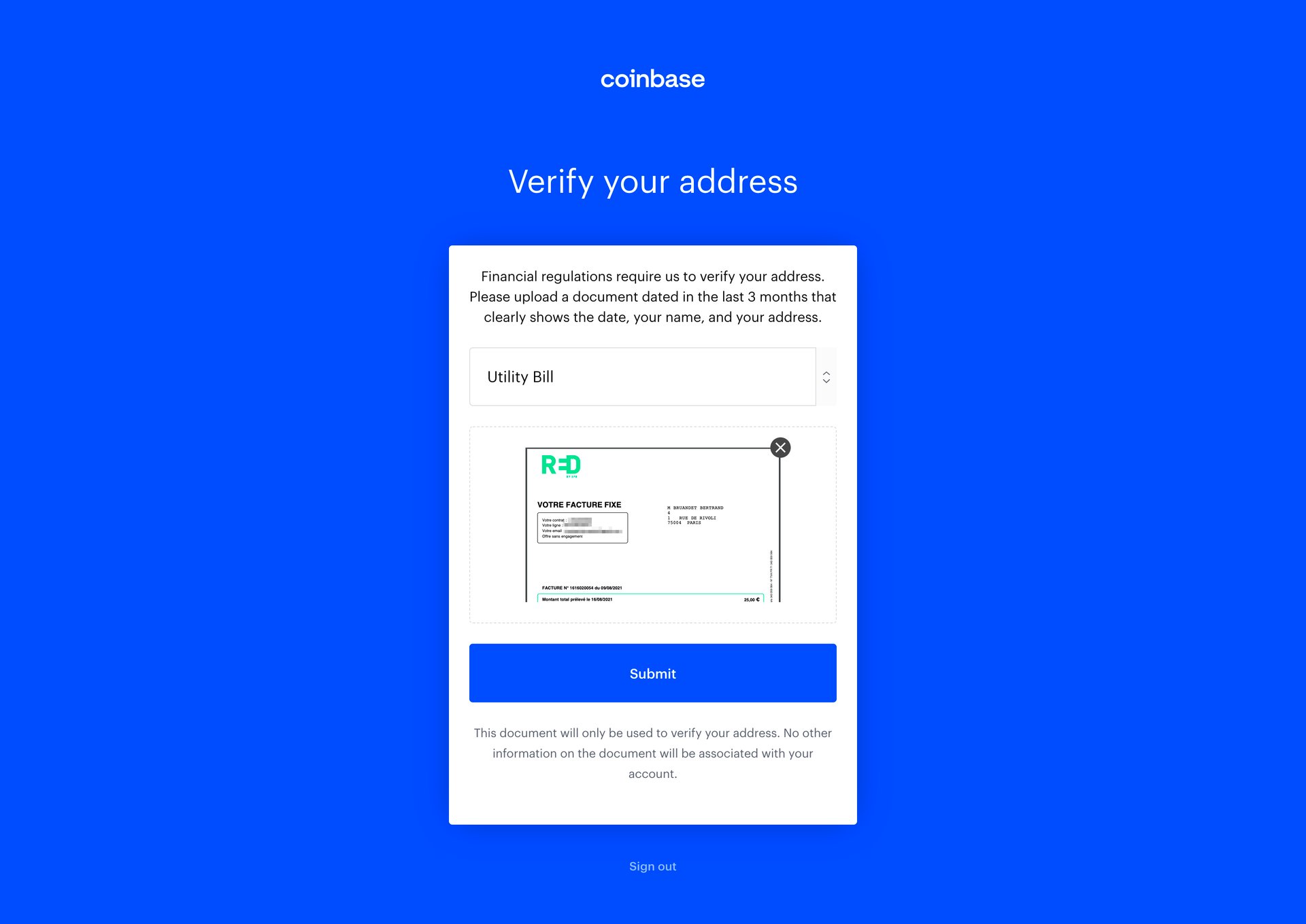 Coinbase
			      ux ui design