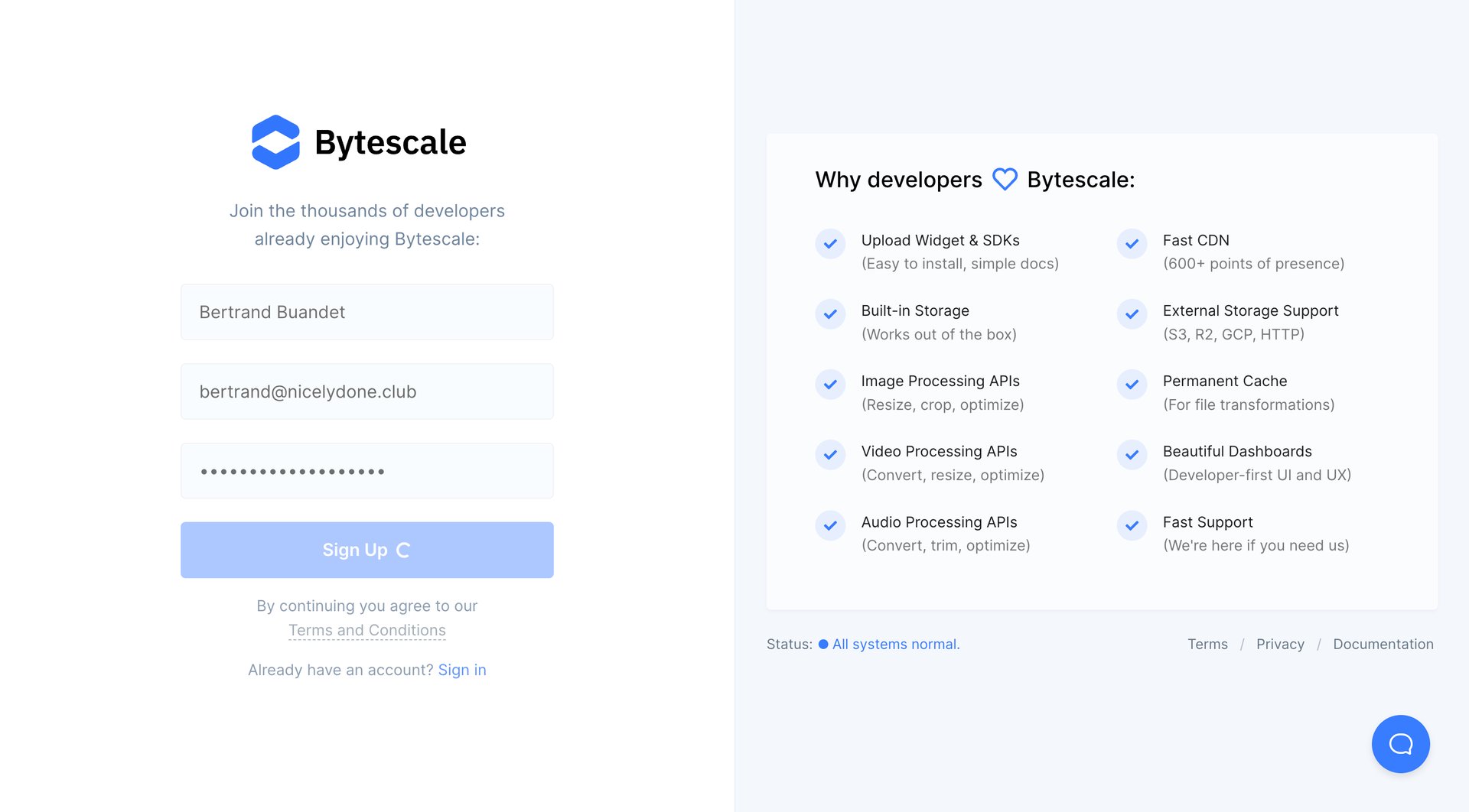 Bytescale
			         ux ui design
