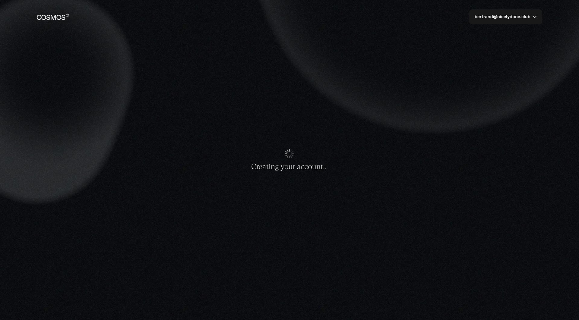 Cosmos
			      ux ui design