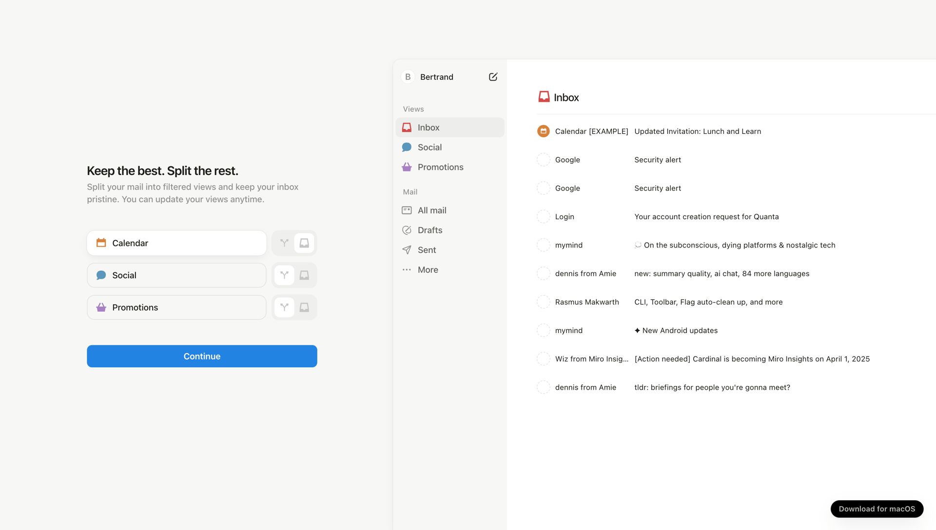 Notion Mail
			          ux ui design