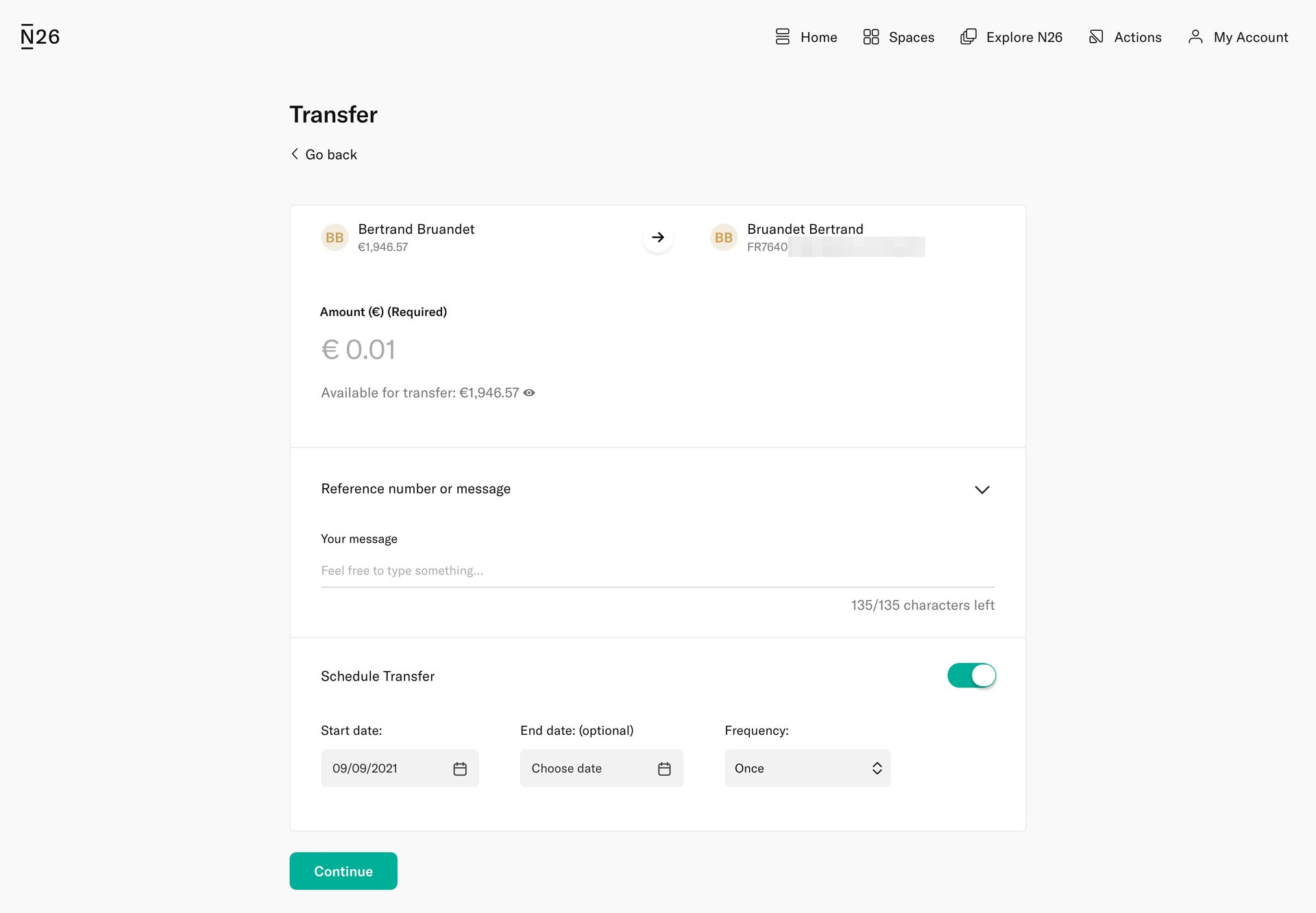 N26
			   ux ui design