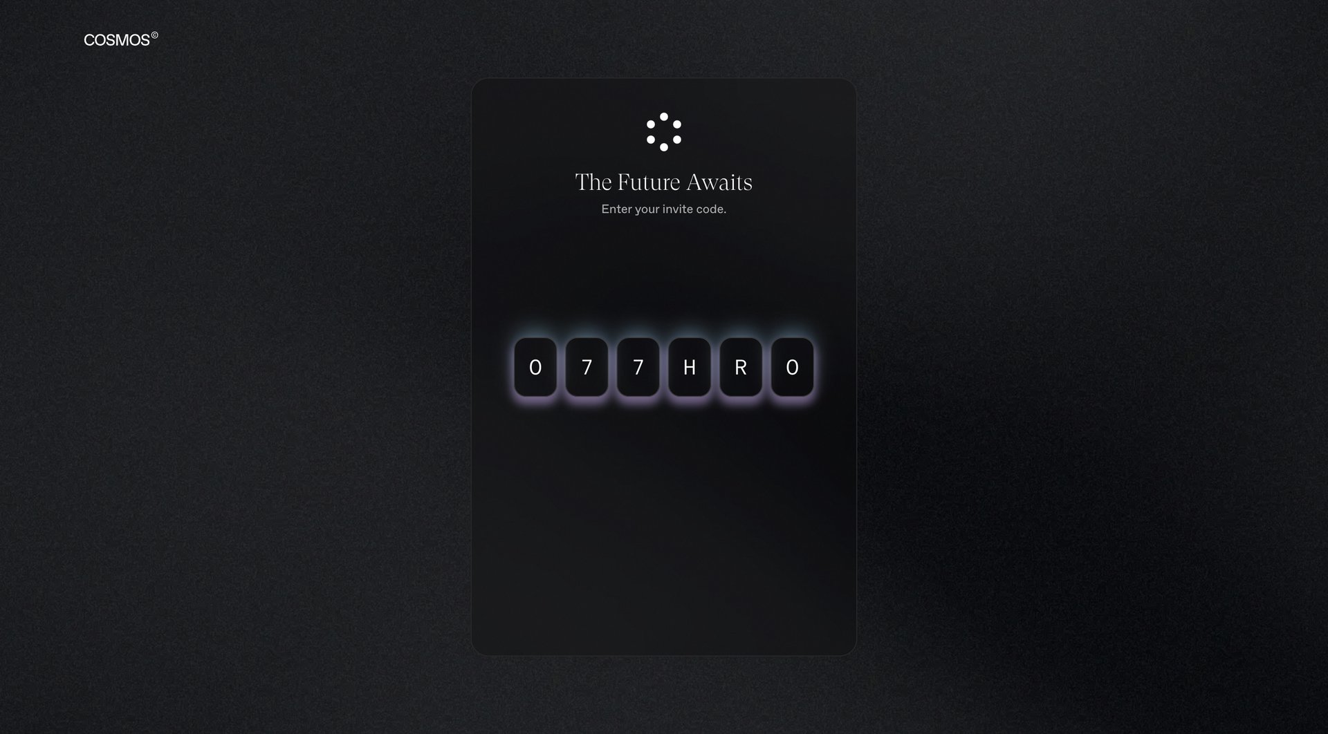 Cosmos
			       ux ui design