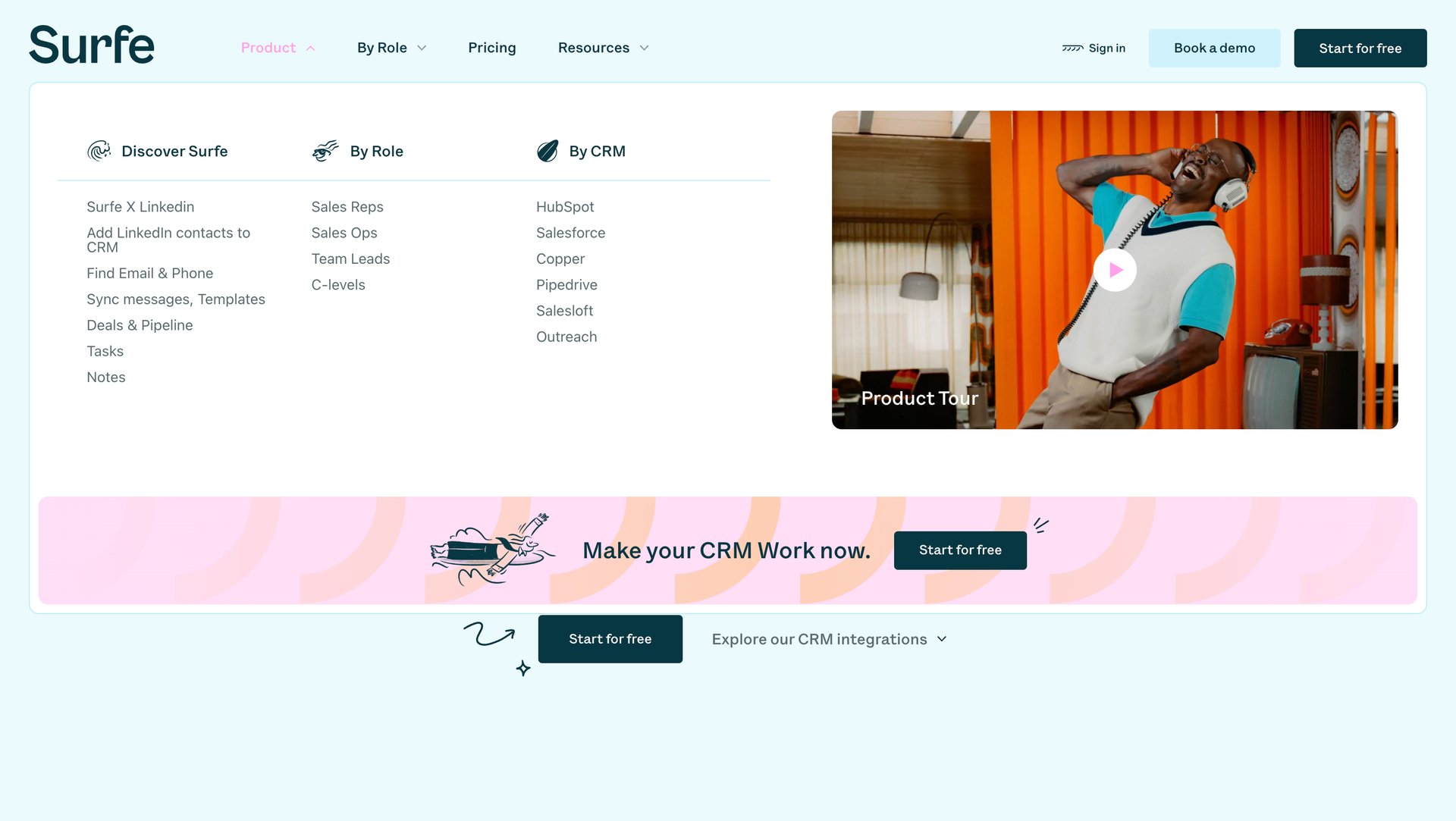 Surfe
			 ux ui design